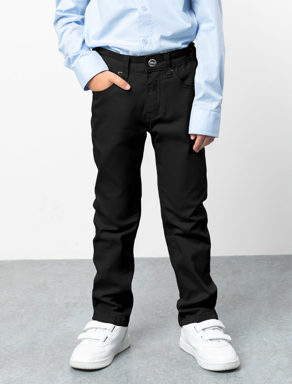 VILATTE / Брюки из хлопкового твила с эластаном  фото 5