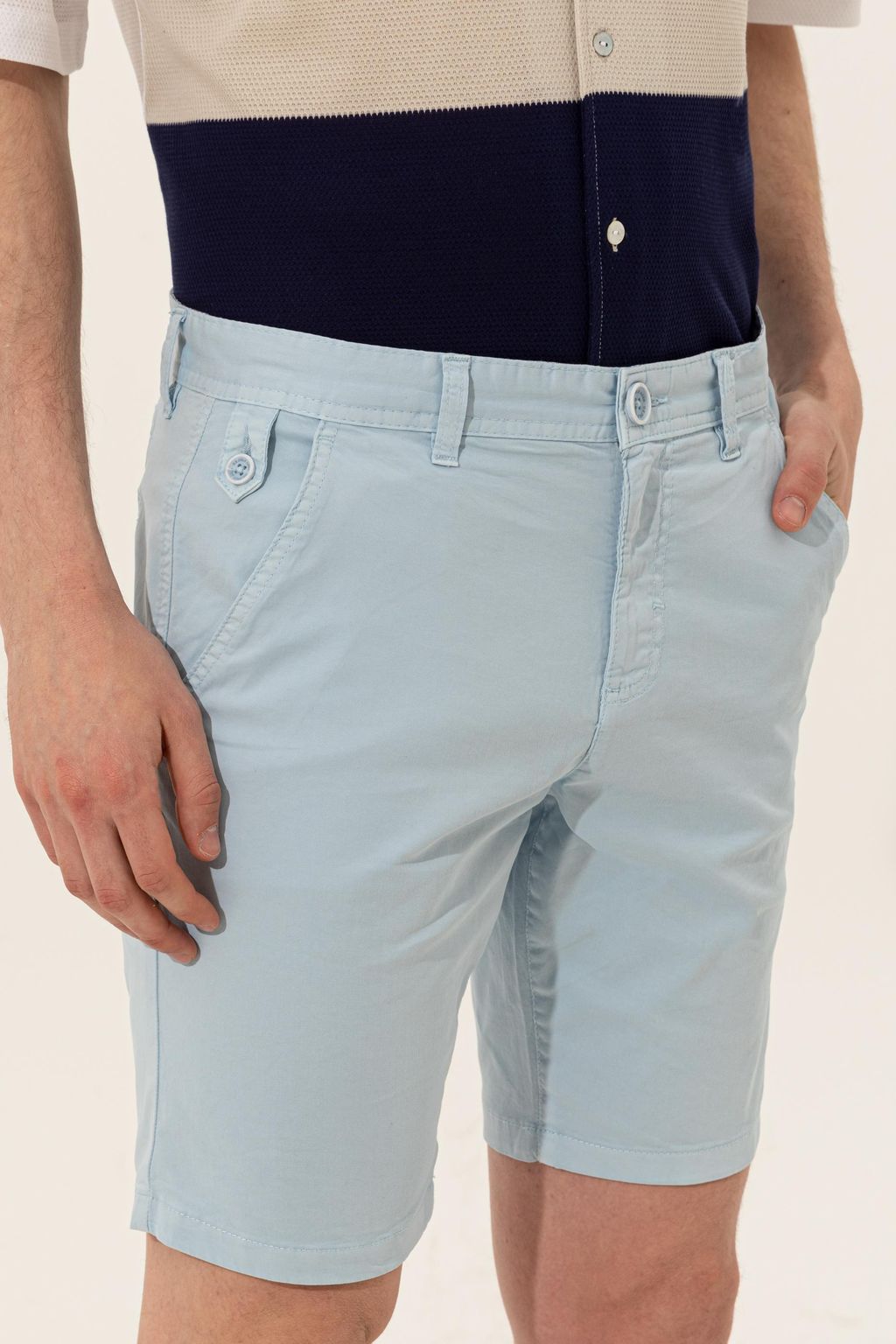 U. S. Polo Assn Мужские голубые тканые шорты - U.s. polo assn фото 7