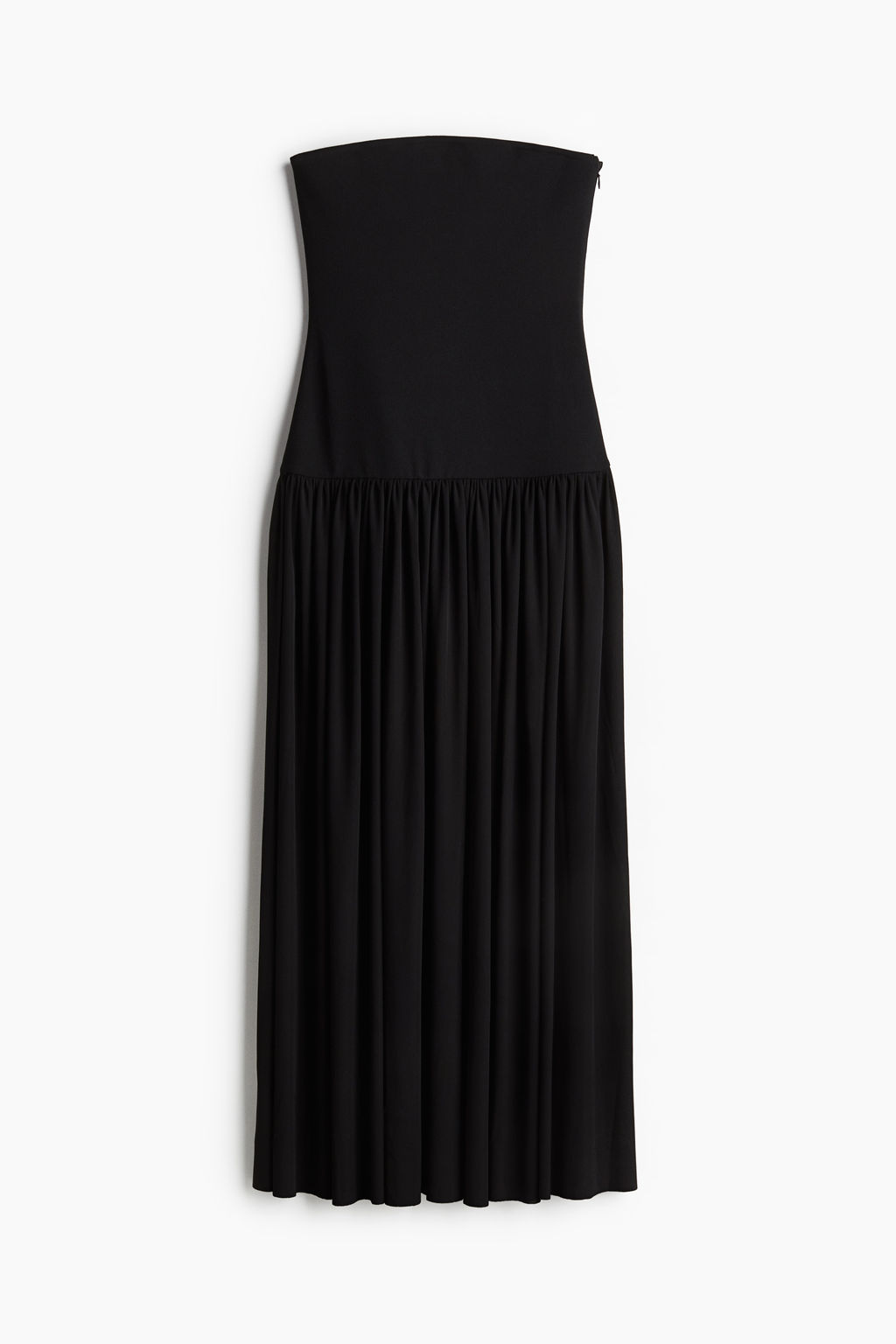 Vestido bandeau largo