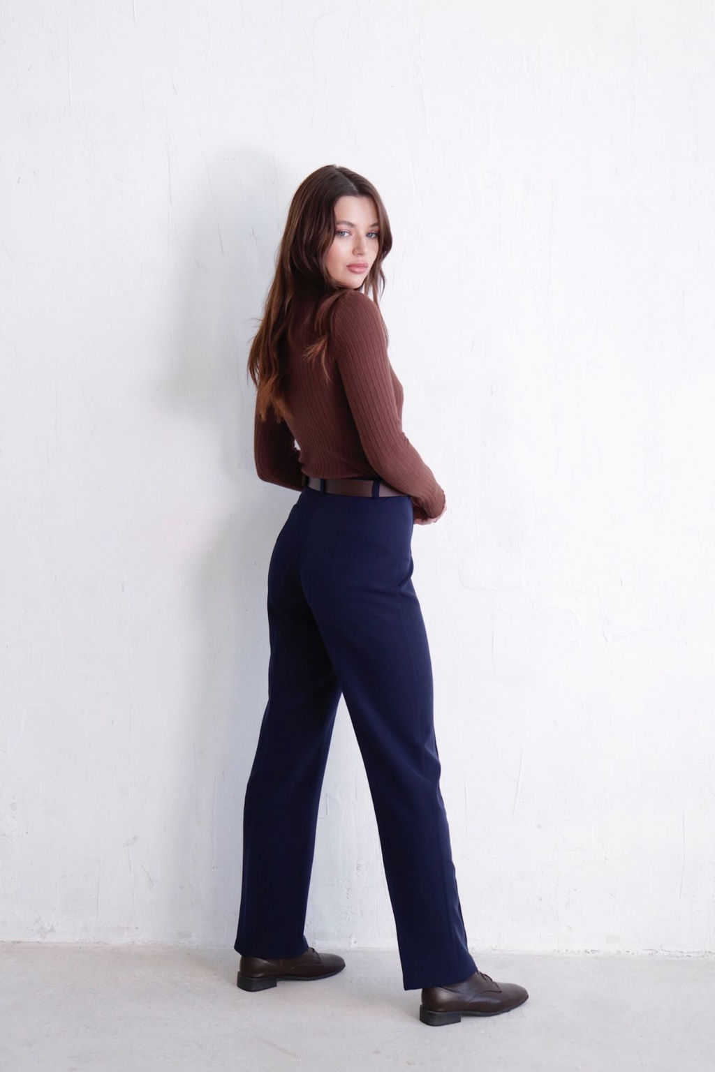 10972 Брюки со стрелками чёрные - Martichelli фото 21