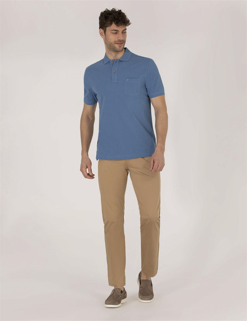 Camel Regular Fit Kanvas Pantolon - Pierre cardin фото 3