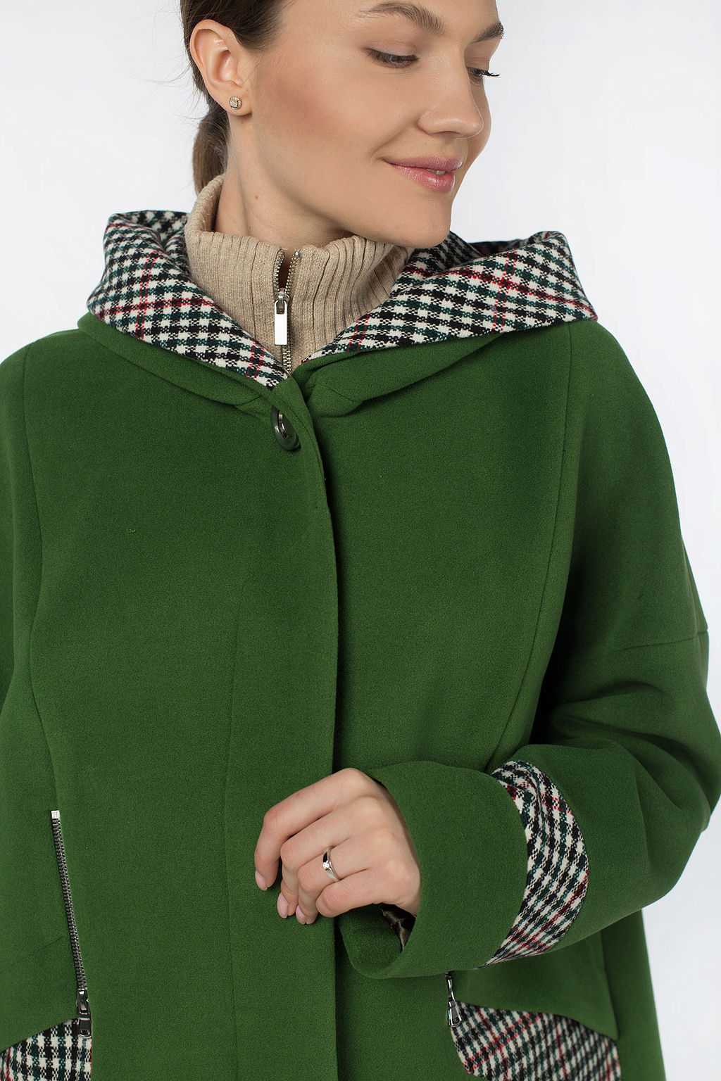 Пальто женское демисезонное - El podio фото 6