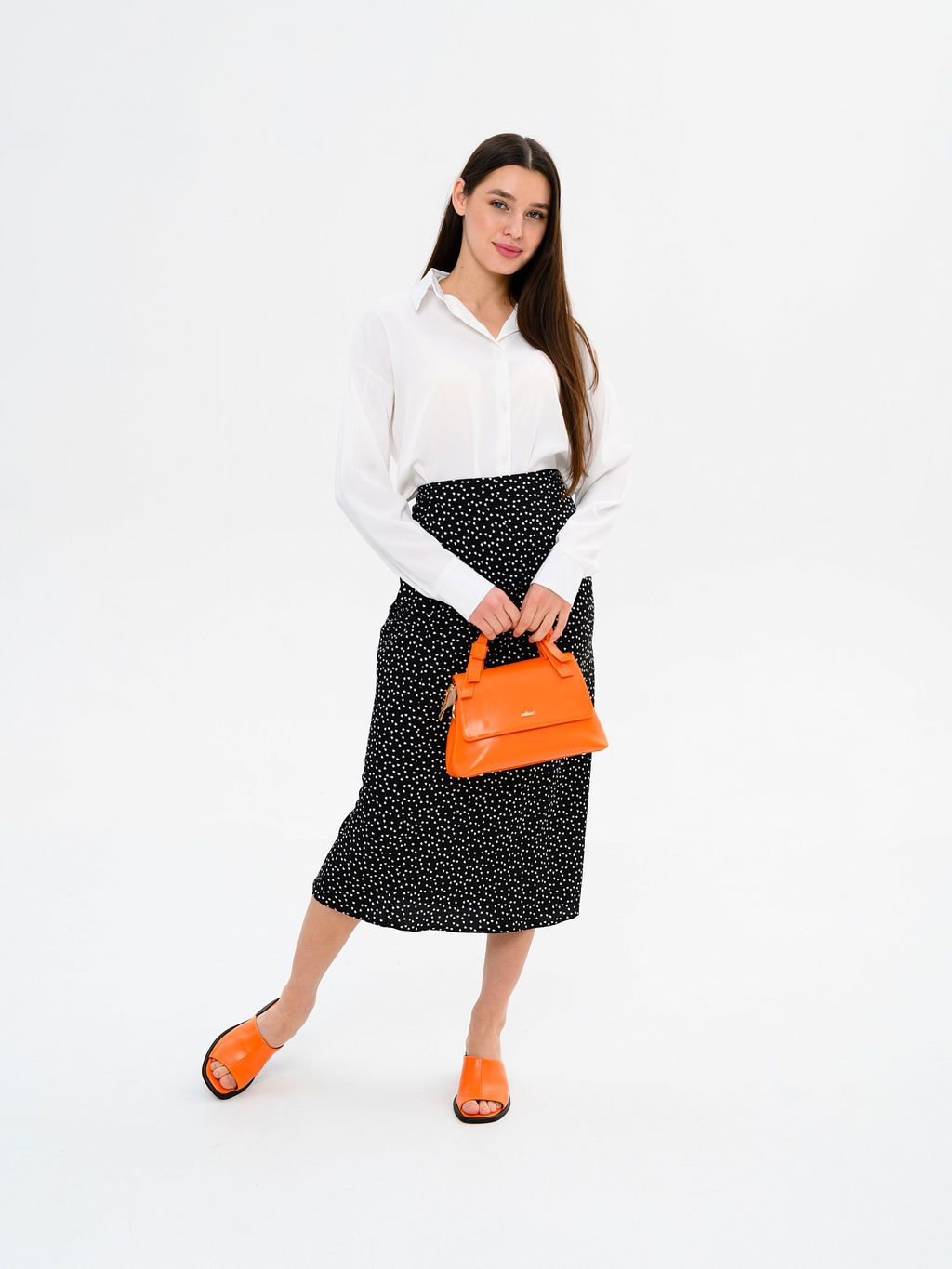 Босоножки 4012.23663bl.Оранжевый