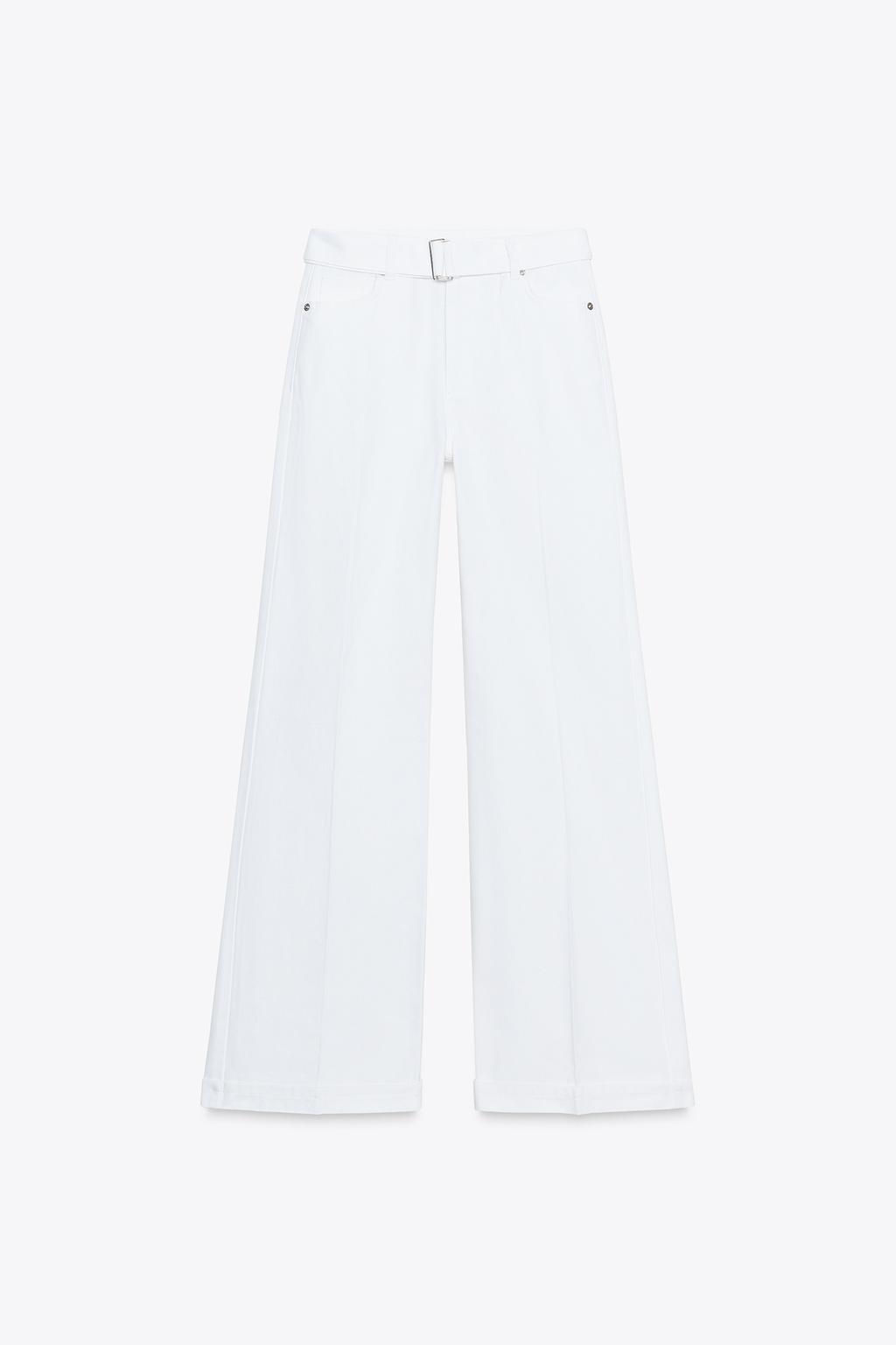 JEANS Z1975 WIDE-LEG HIGH-WAIST WITH BELT - Zara фото 8