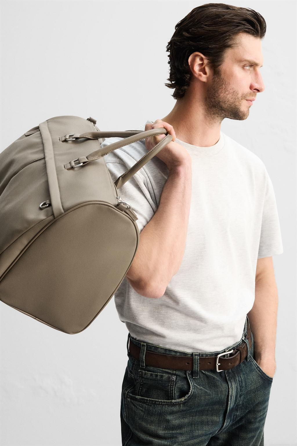 TEXTURED TRAVEL SUITCASE - Zara фото 3