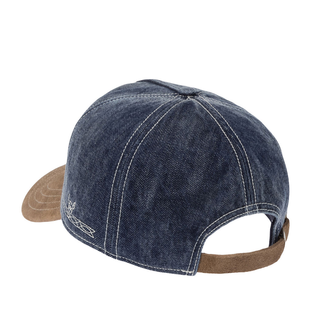 Бейсболка STETSON арт. 7741177 TRUCKER CAP DENIM WESTERN (темно-синий / коричневый)  фото 2