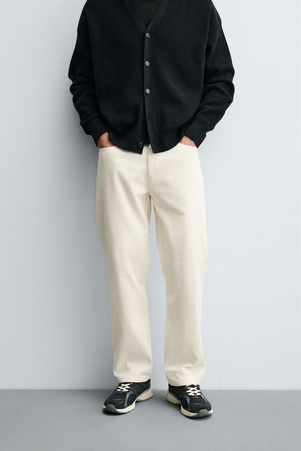 REGULAR FIT CORDUROY TROUSERS - Zara фото 2