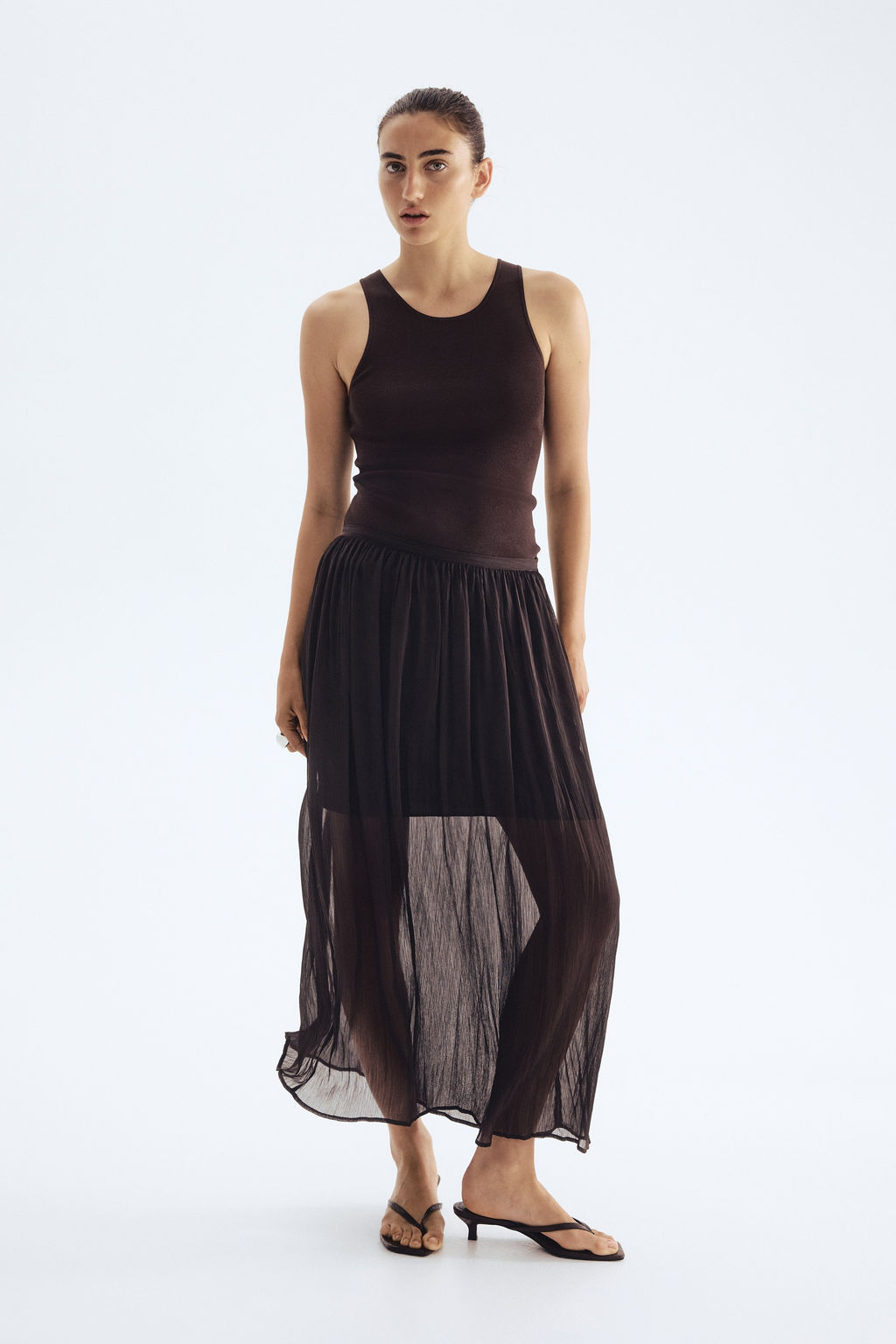 Crinkled skirt - H&m фото 8
