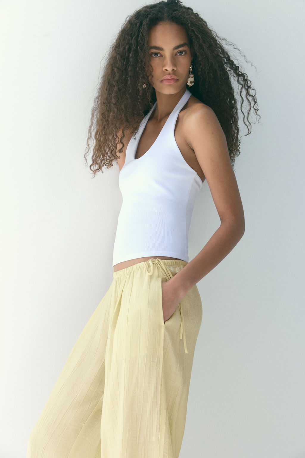 Pantal?n globo con cord?n de ajuste - H&m фото 7