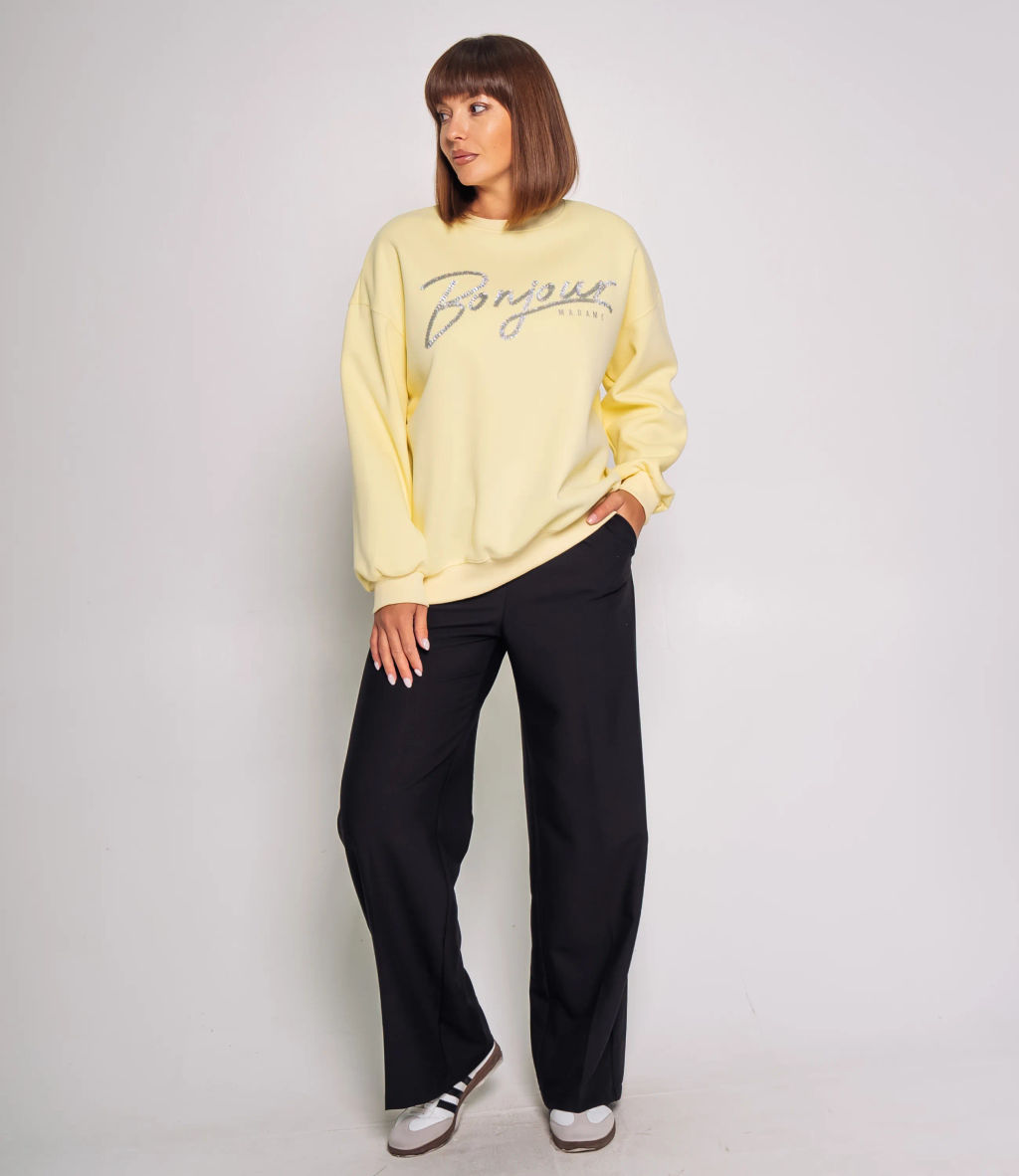 Свитшот #КТ2030 (1), жёлтый