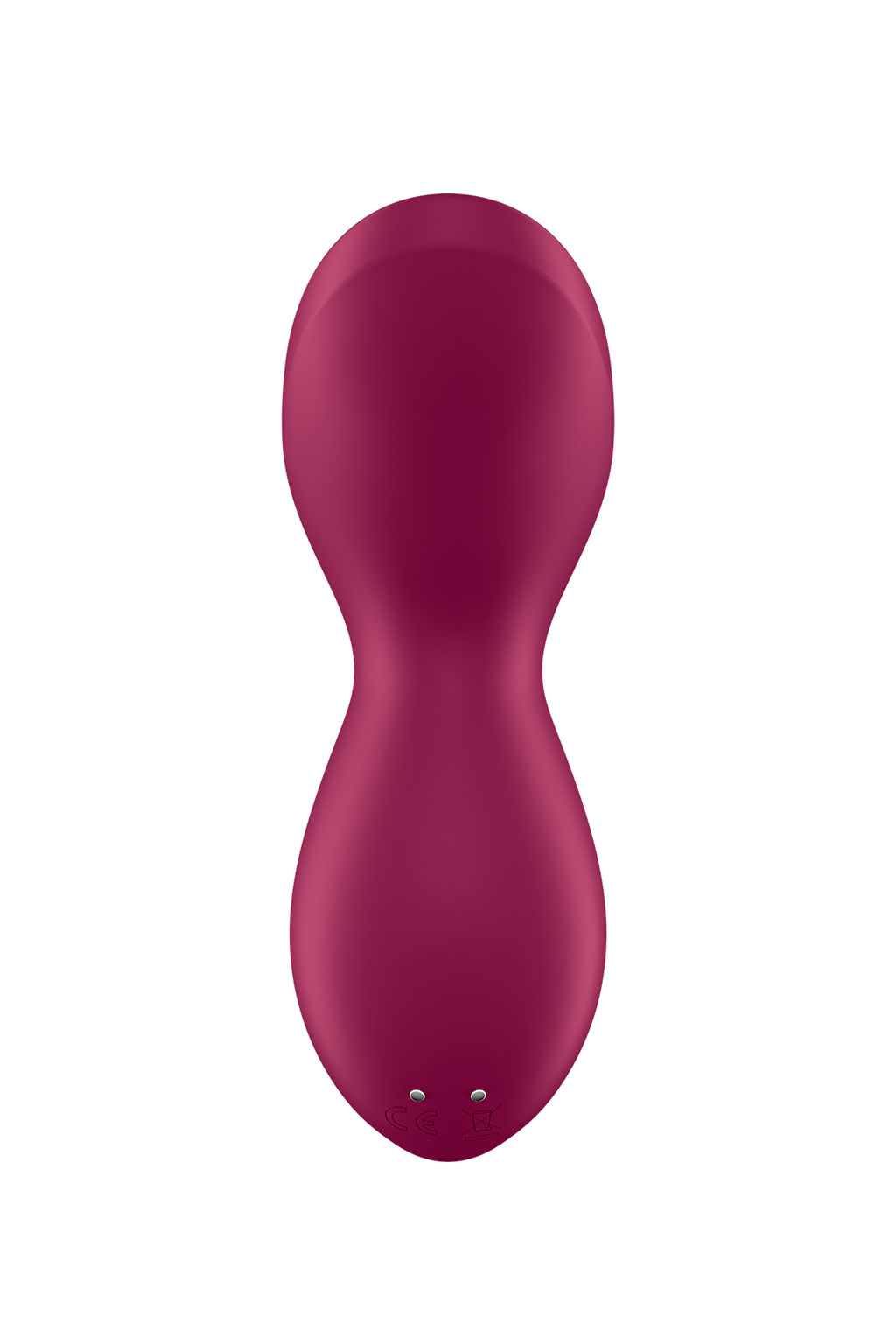 Вибратор с движущимся шариком Satisfyer Exciterrr, силикон, бордовый