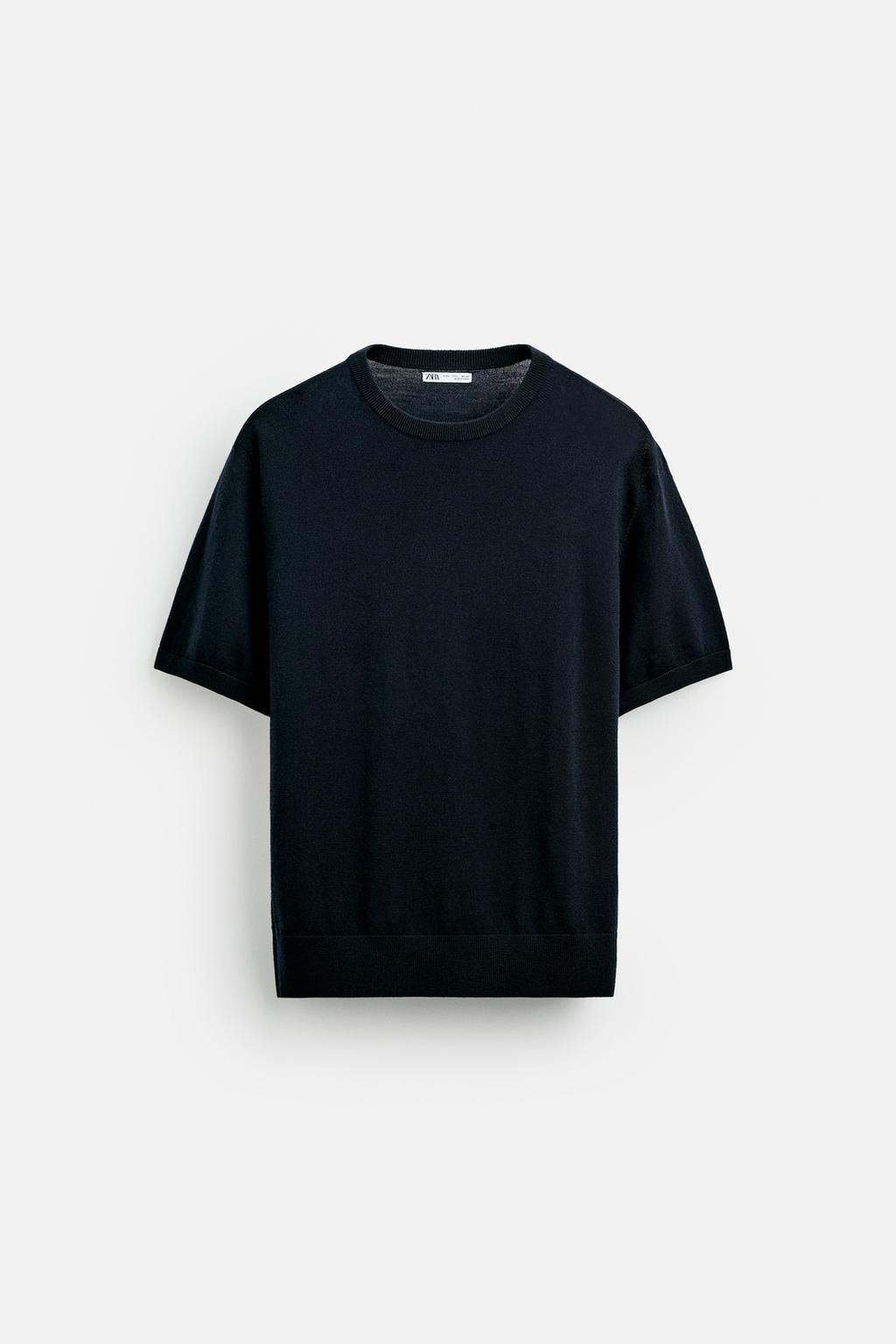 100% WOOL KNIT T-SHIRT - LIMITED EDITION - Zara фото 6