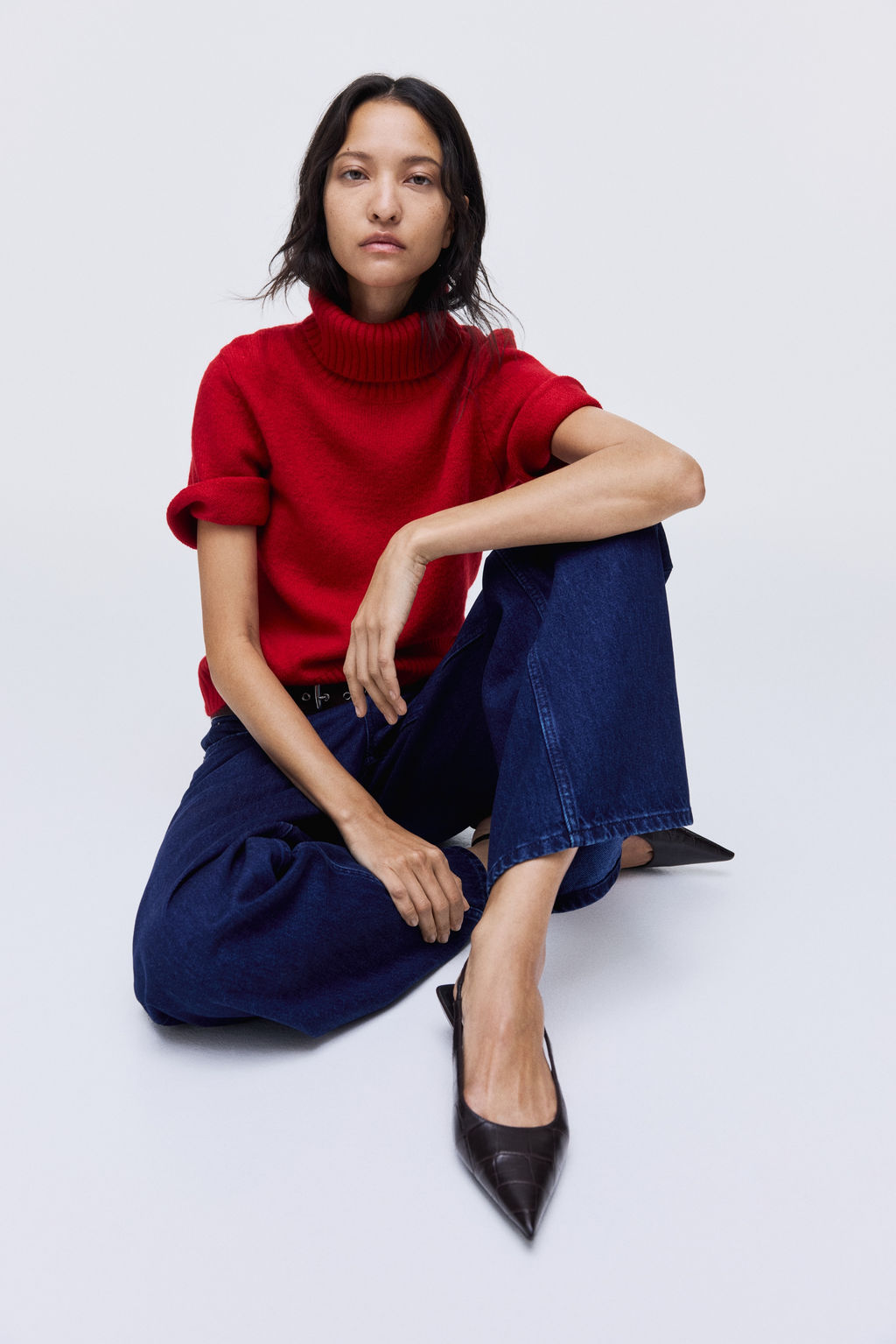Top de punto con cuello alto - H&m фото 6