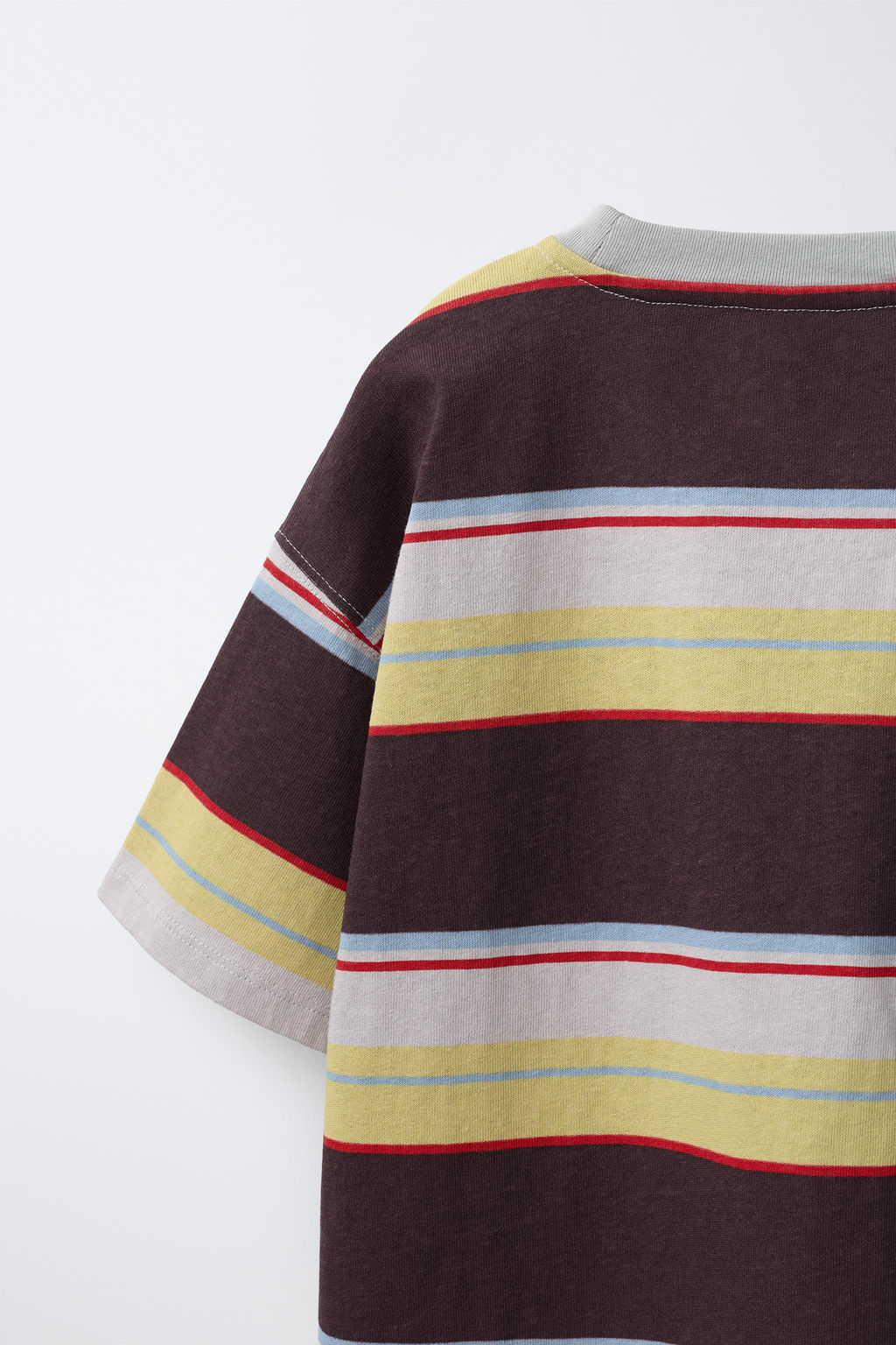 CAMISETA RAYAS / Marr?n - Zara фото 6