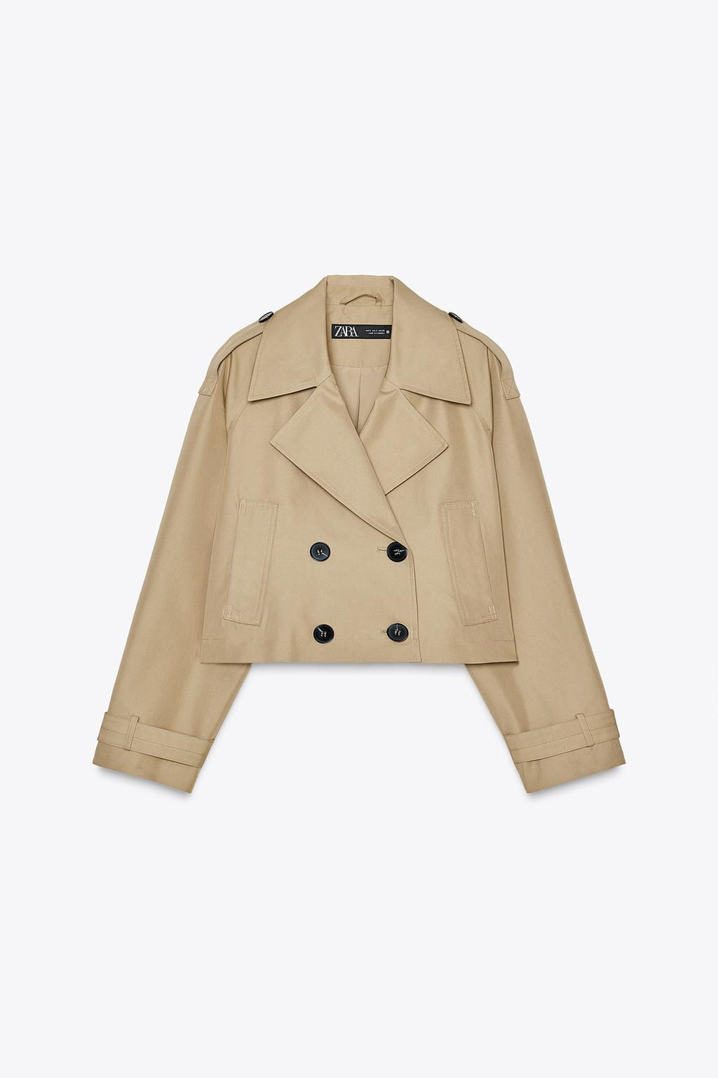 SHORT DOUBLE-BREASTED JACKET - Zara фото 5