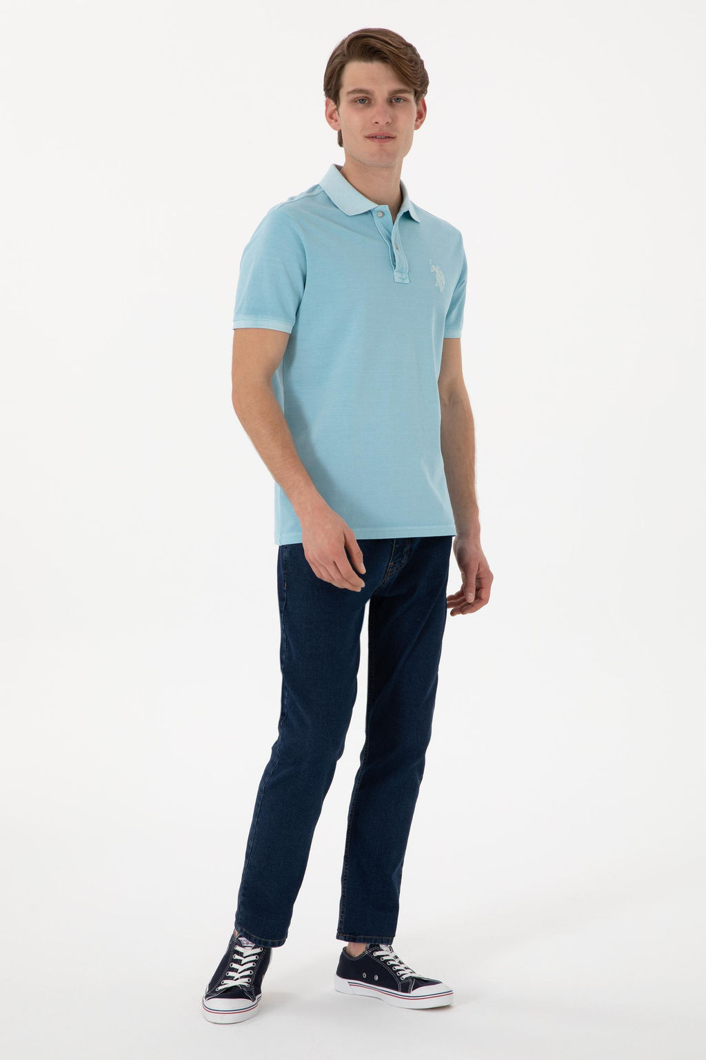 Erkek Polo Yaka Aqua Basic Ti__rt Sepette S_rpriz _ndirim - U.s. polo assn фото 5