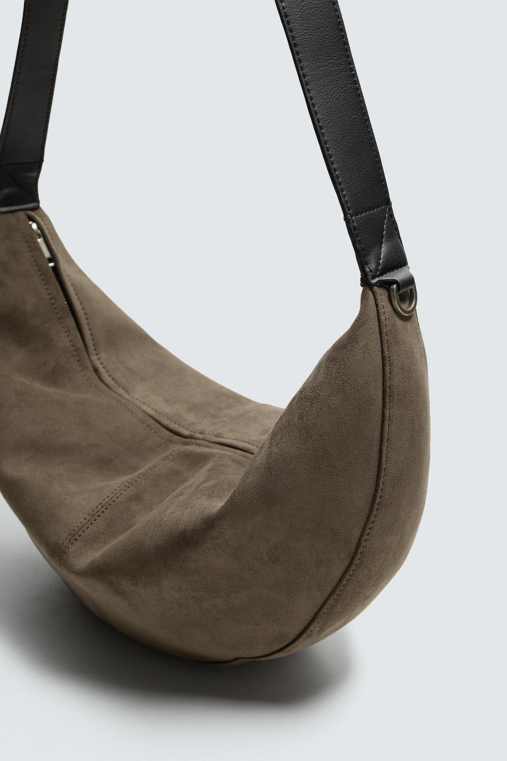 BOLSO DE HOMBRO LISO / Verde Caqui - Zara фото 6