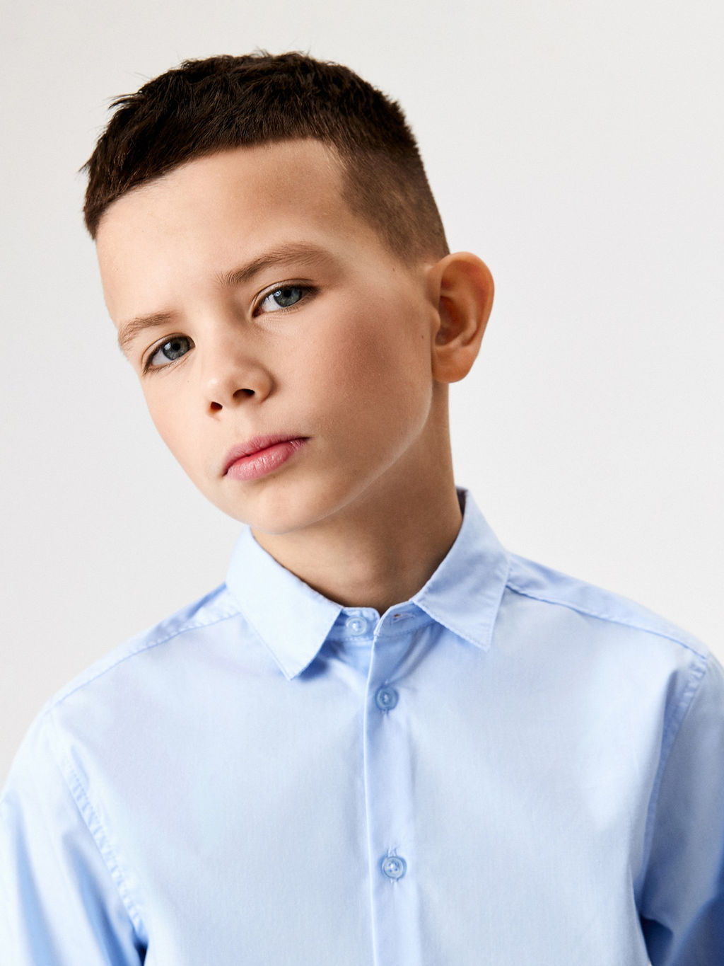 ACOOLA / Сорочка верхняя детская для мальчиков Tump небесно-голубой  фото 6