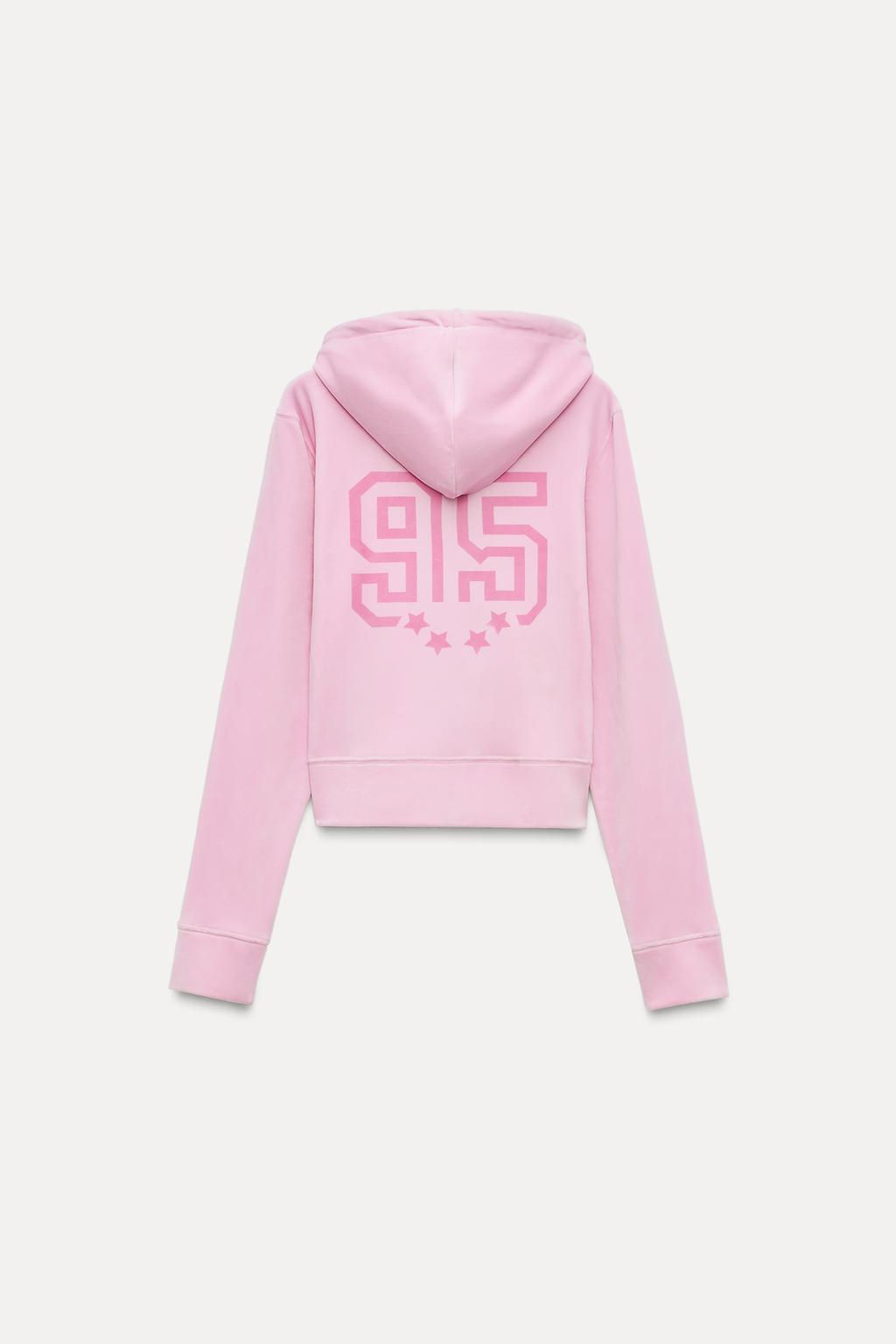 VELVET HOODED JACKET - Zara фото 4