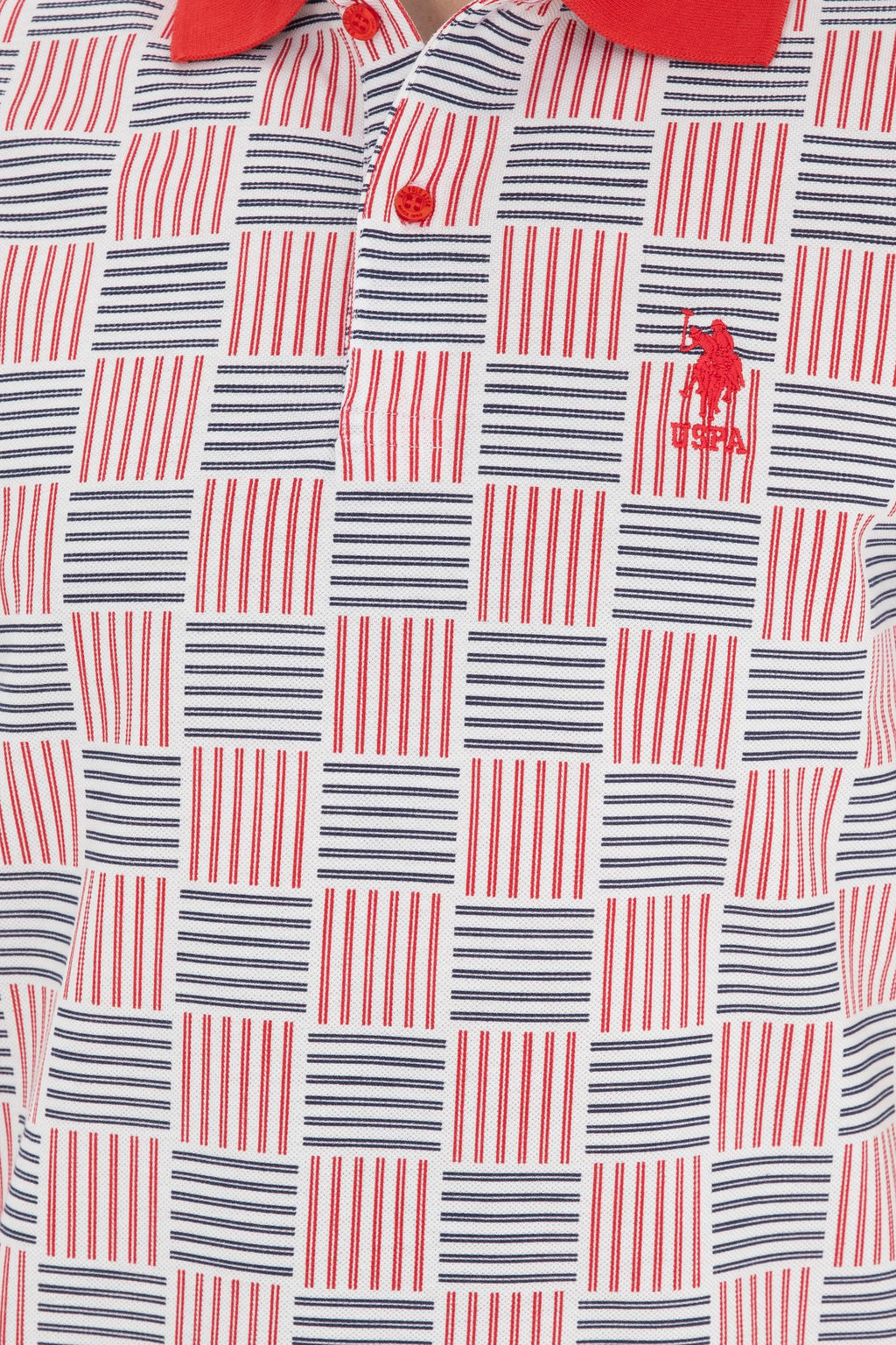 Мужская розовая футболка - U.s. polo assn фото 7