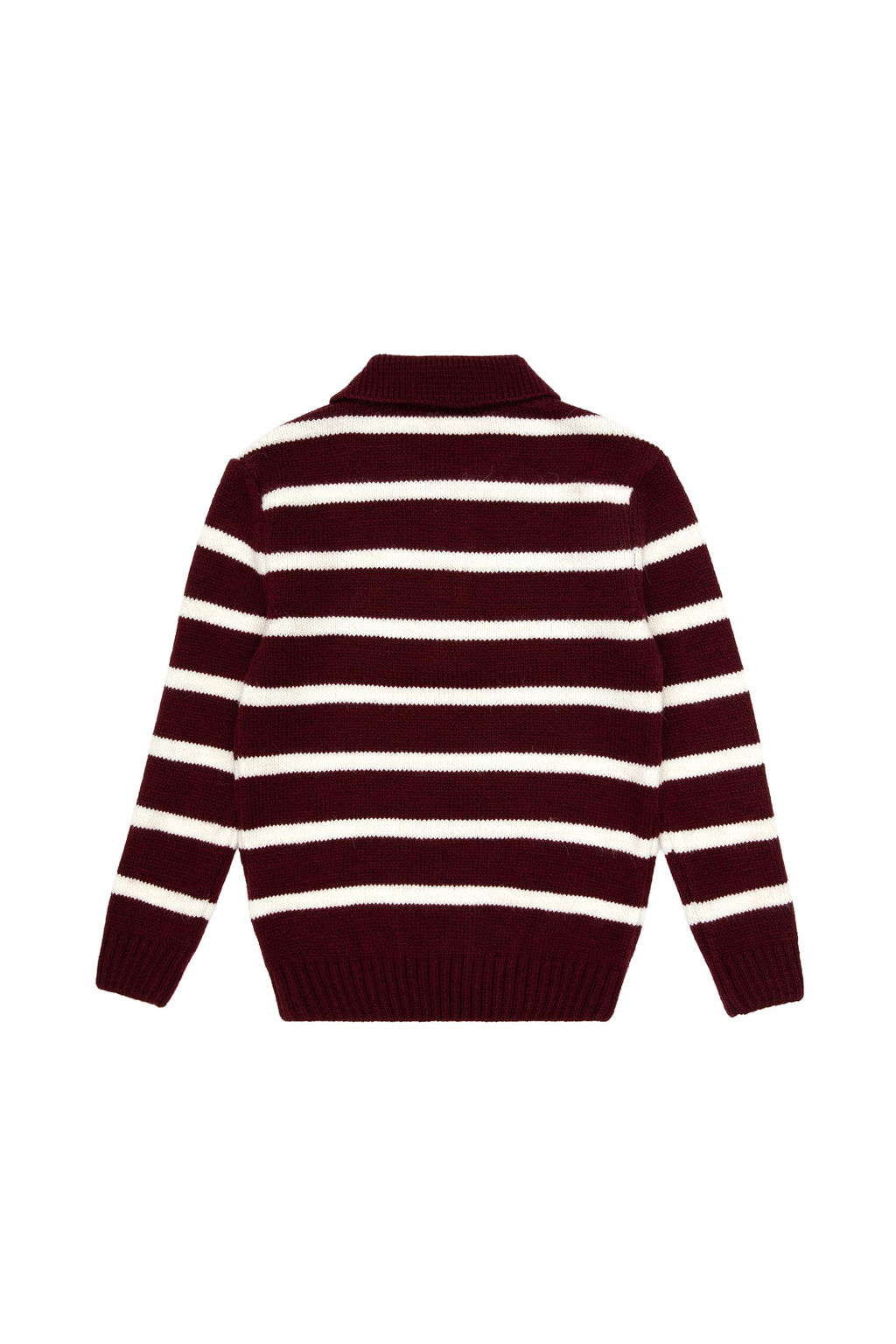 Erkek _ocuk Bordo Polo Yaka Kazak - U.s. polo assn фото 2