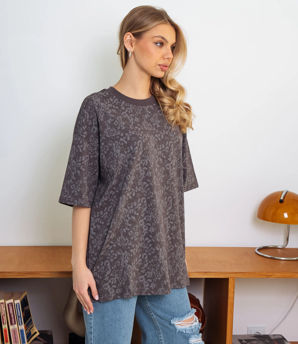 Футболка #КТ1200, графит - Dommod фото 2