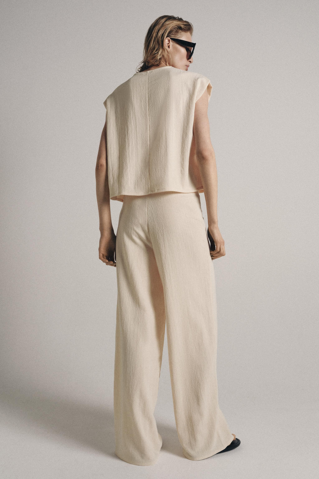 PANTAL?N R?STICO RECTO / Crudo - Zara фото 10