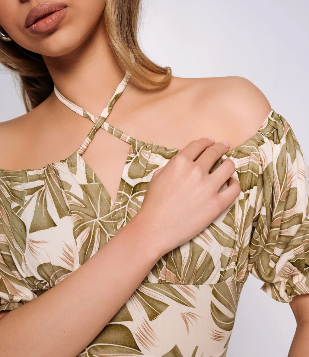 Платье #ОКТ035003, хаки