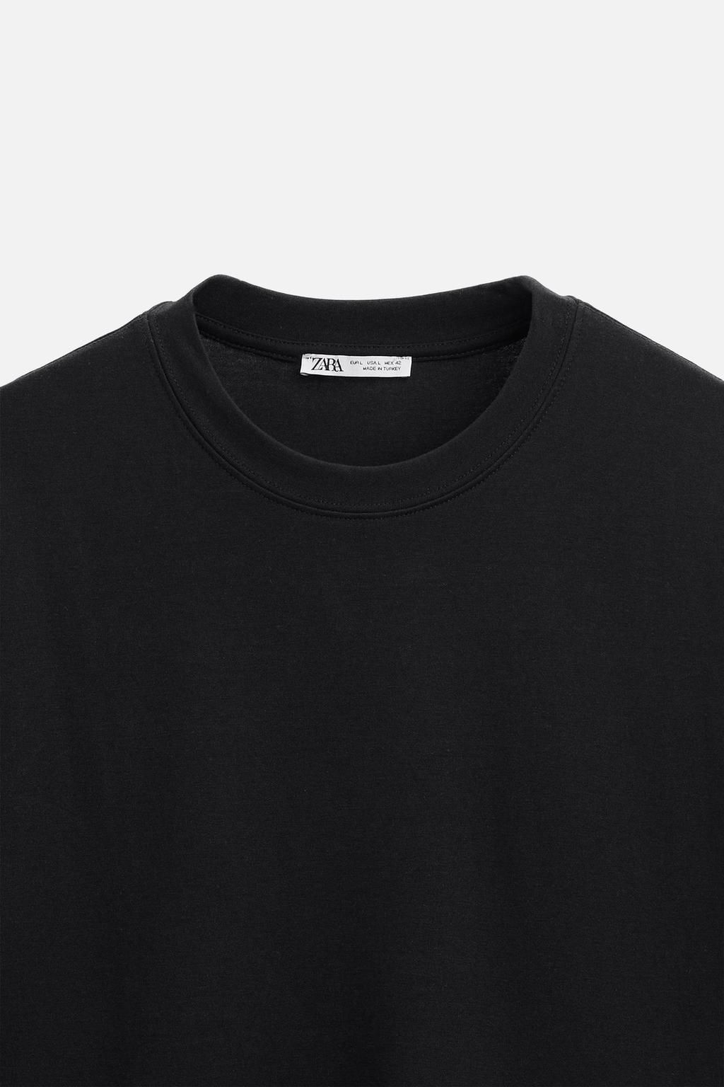 BASIC REGULAR FIT T-SHIRT - Zara фото 16