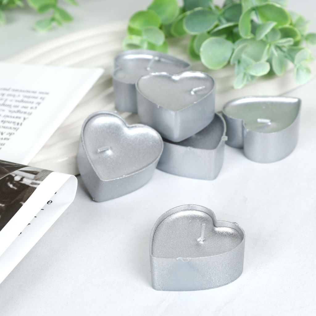 Свеча 25 штук Сердце / M-2505 /уп 24/48/глиттер - Галеонтрейд фото 4