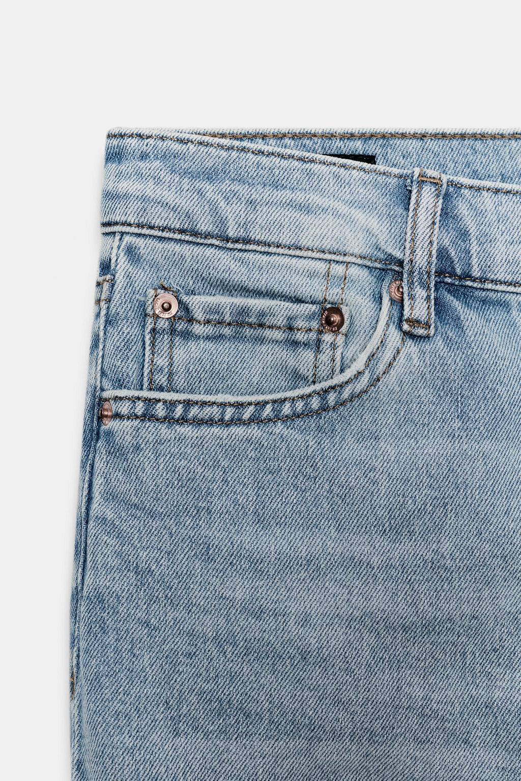 JEANS ZW COLLECTION CROPPED FLARE TIRO MEDIO / Azul claro