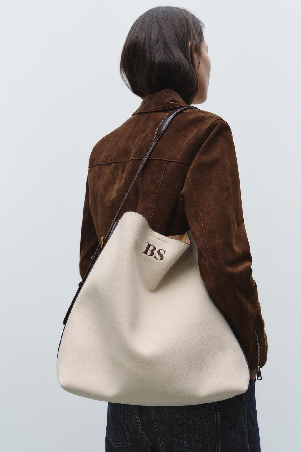 MAXI CANVAS BUCKET BAG