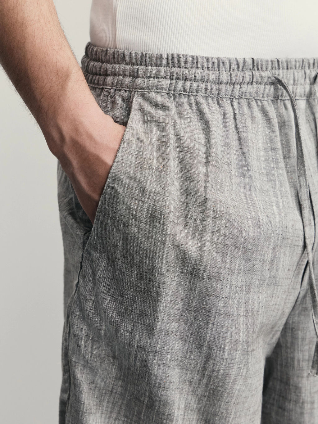 Шорты relax fit со льном / Zarina  фото 6