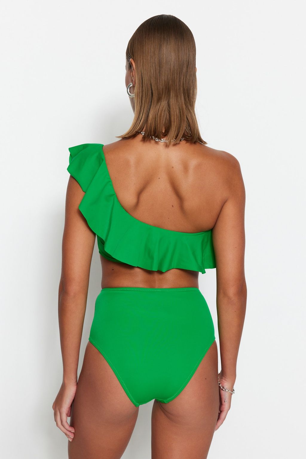 Yesil Hipster Yuksek Bel Bikini Alt? TBESS21BA0057