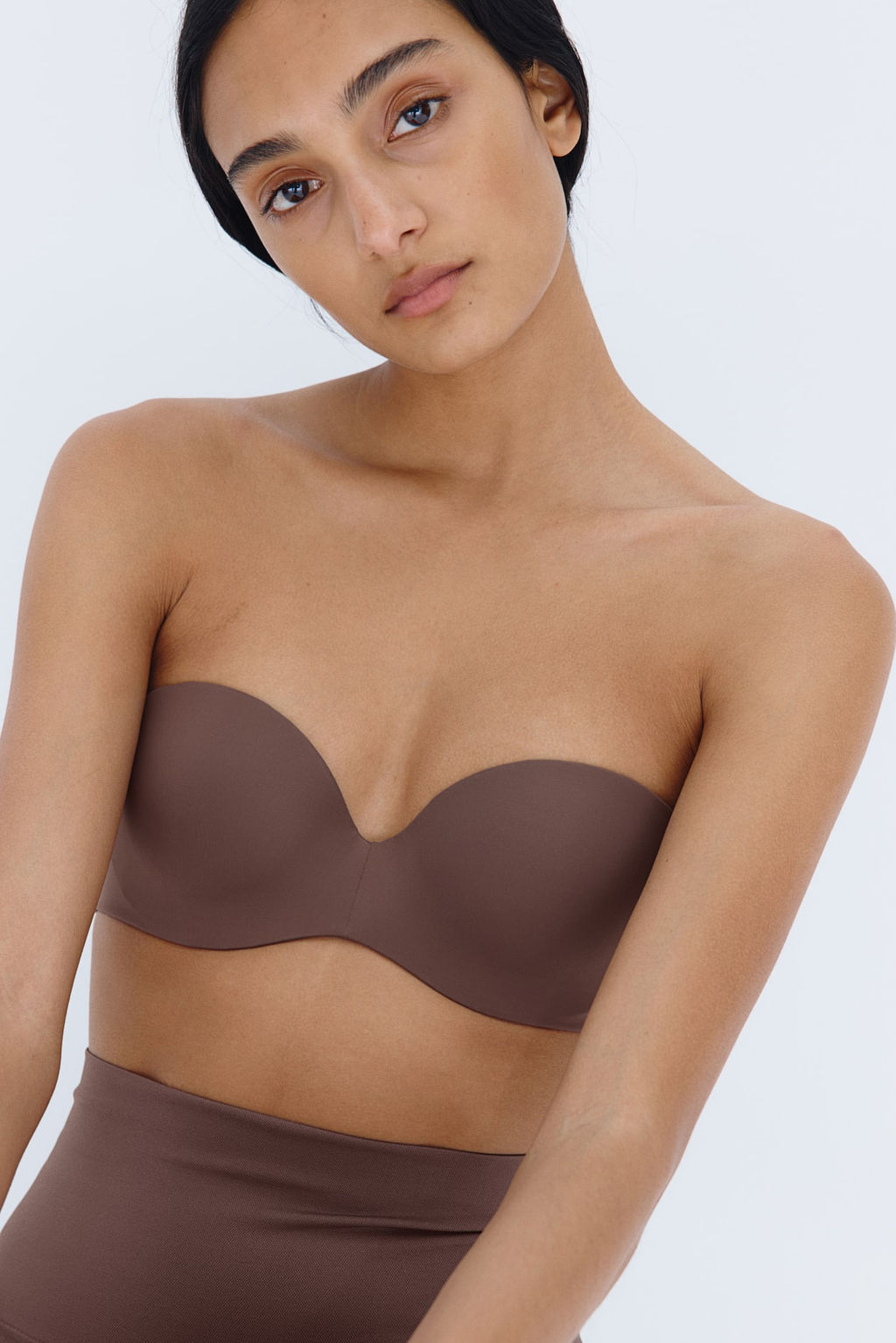 Sujetador balconette acolchado de microfibra - H&m фото 3