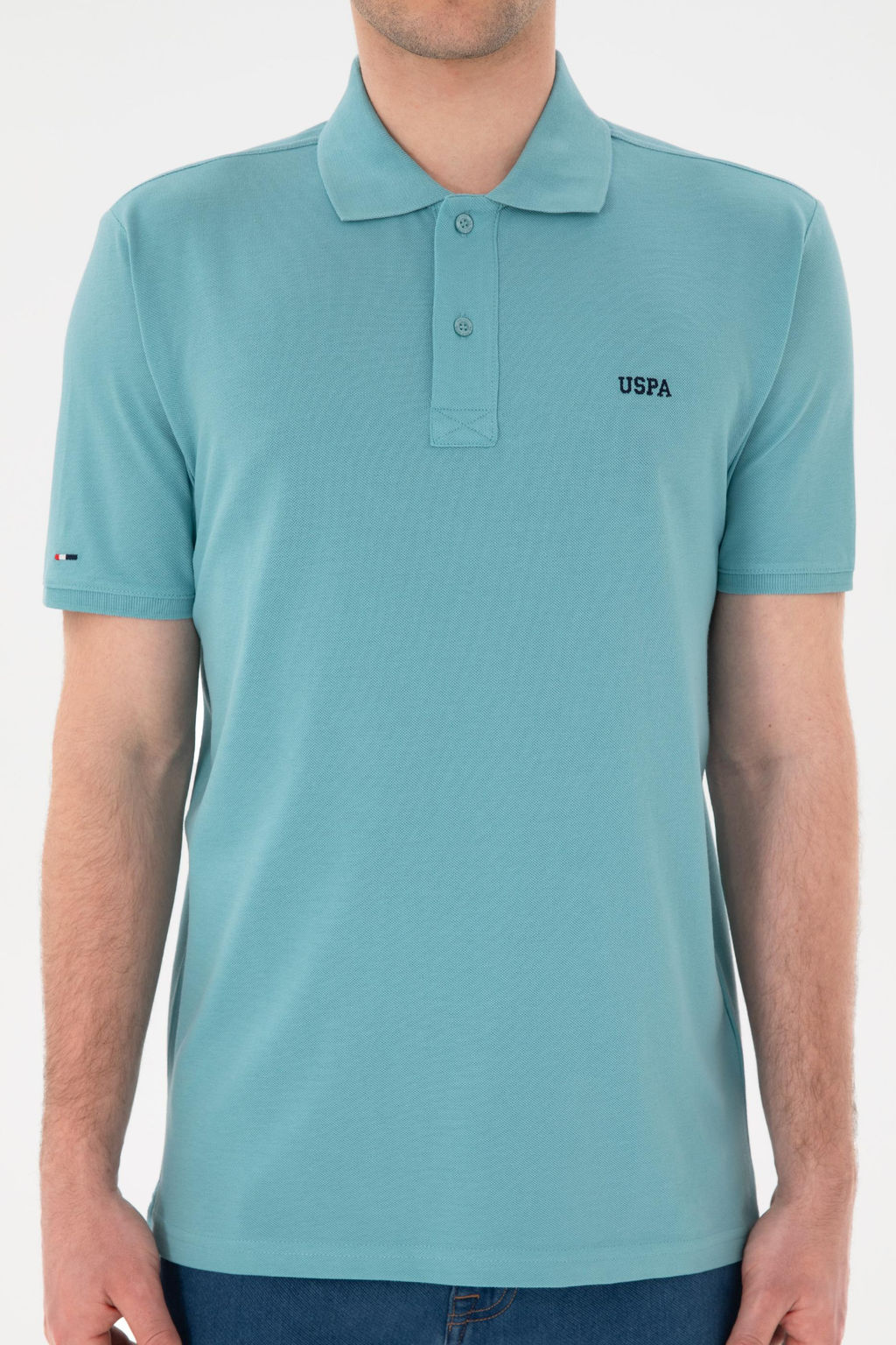 Футболка U.S. Polo Assn мятная из хлопка  фото 13