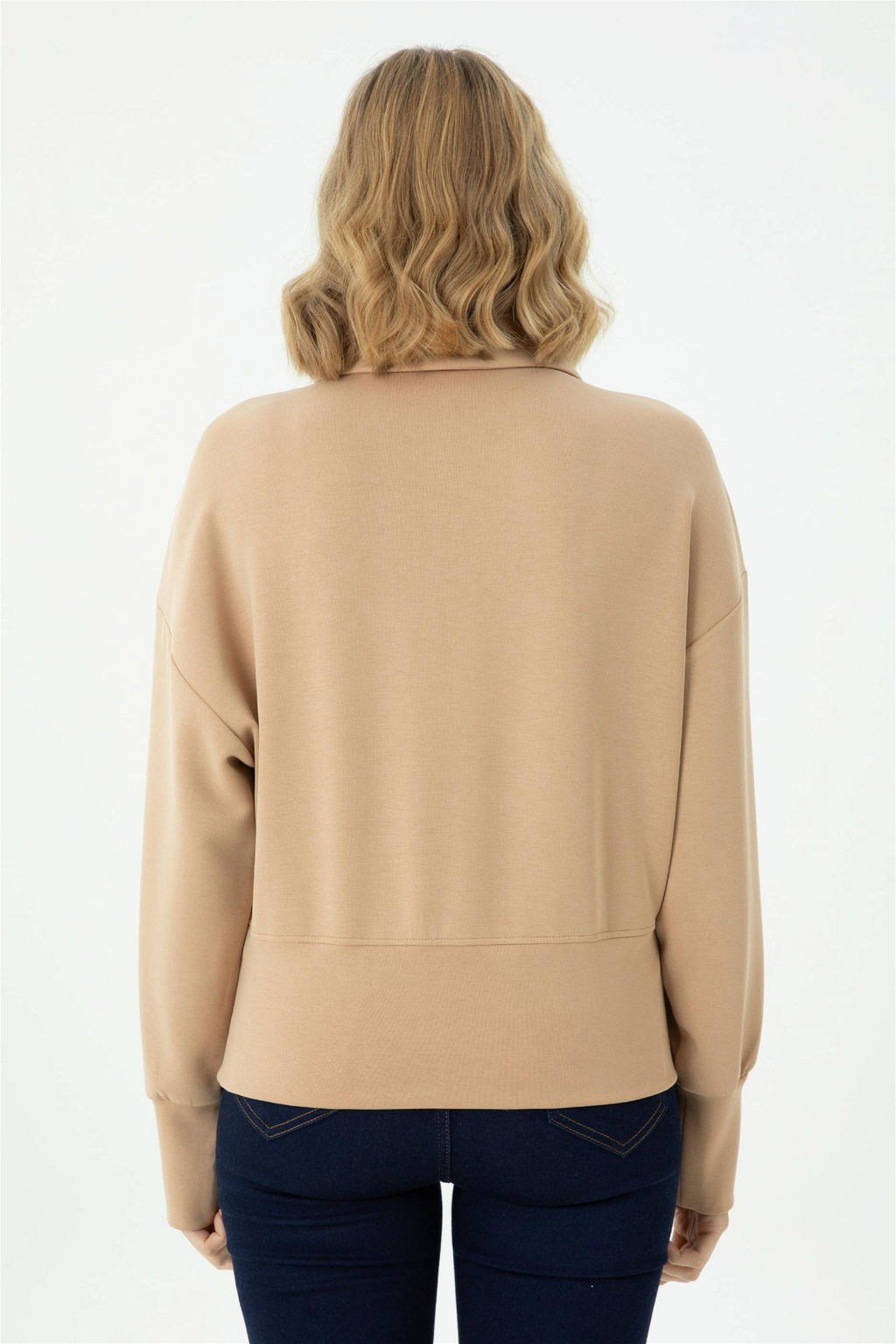 Женский свитшот песочного цвета - U.s. polo assn фото 12
