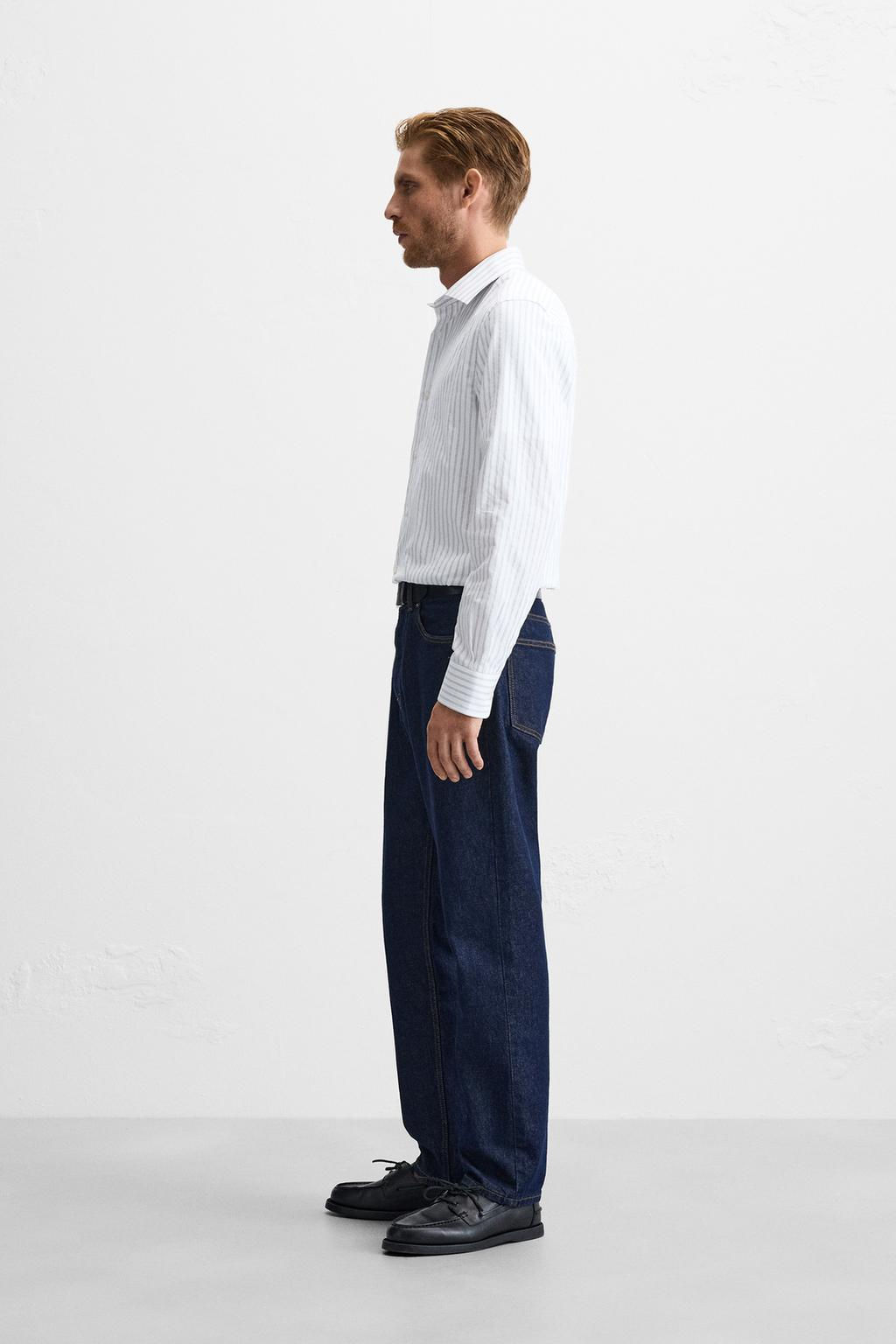 TEXTURED STRIPE SHIRT - Zara фото 4