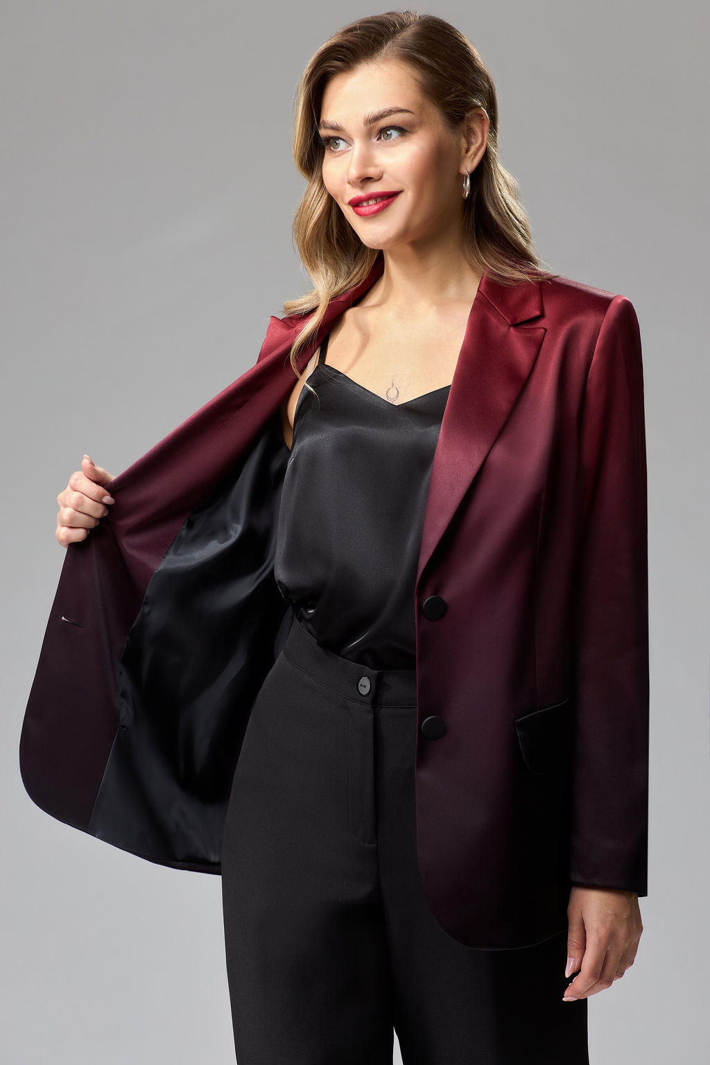 Костюм из жакета, топа и брюк. - Gizart фото 6