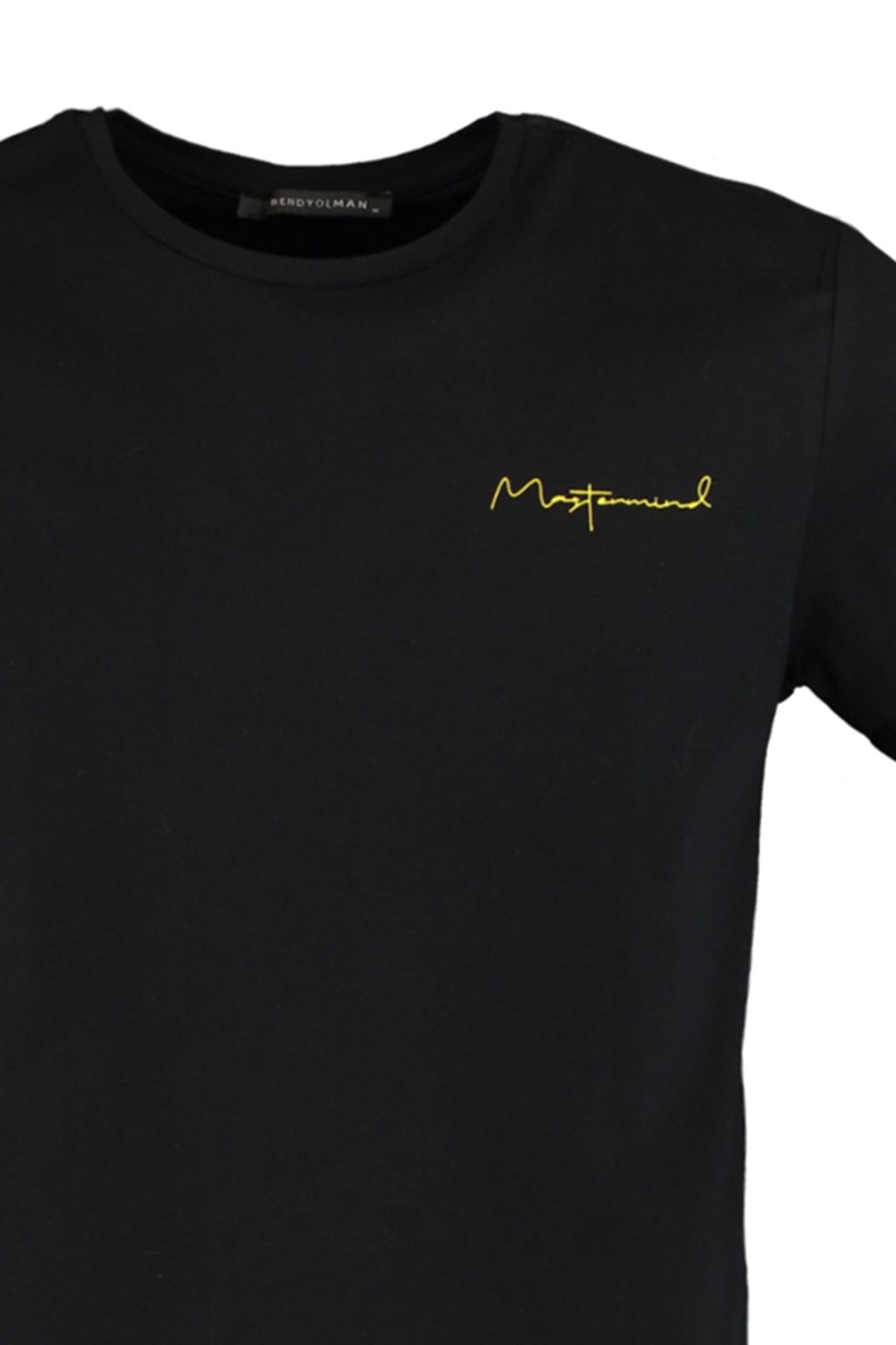 TRENDYOL MAN Siyah Slim/Dar Kesim Kucuk Yaz? Bask?l? %100 Pamuklu K?sa Kol T-Shirt TMNSS20TS0083 - Trendyolmilla фото 6