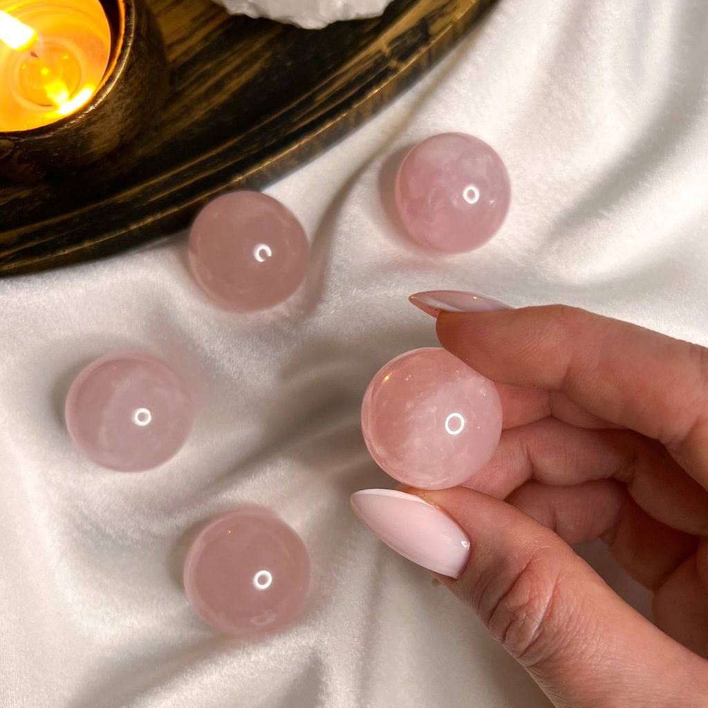 Шар из Розового кварца