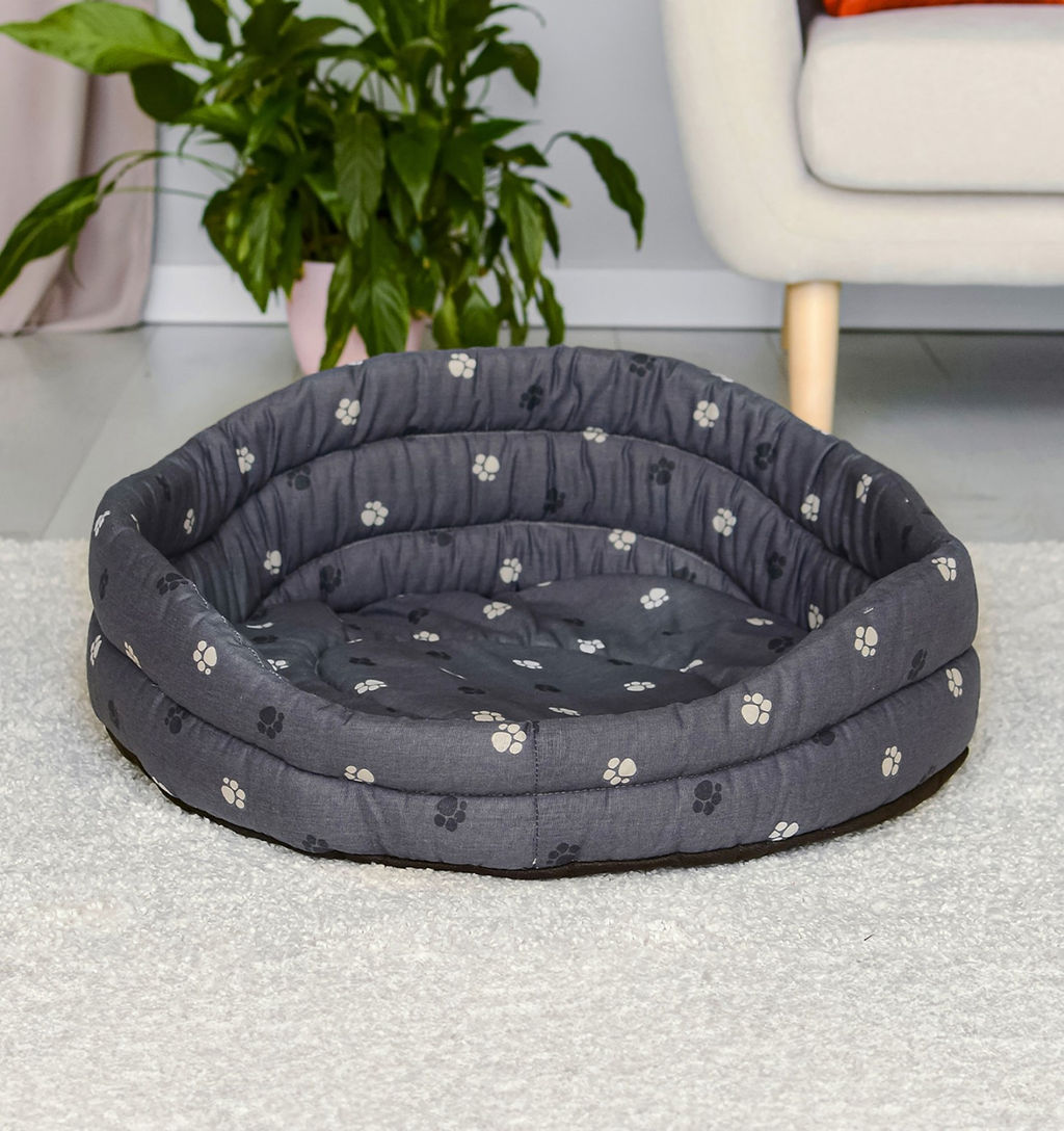 ВИА Мягкий лежак круглый N2, хлопок 50*50*18см, серый 9132сер 99ред99 9132сер 9132сер