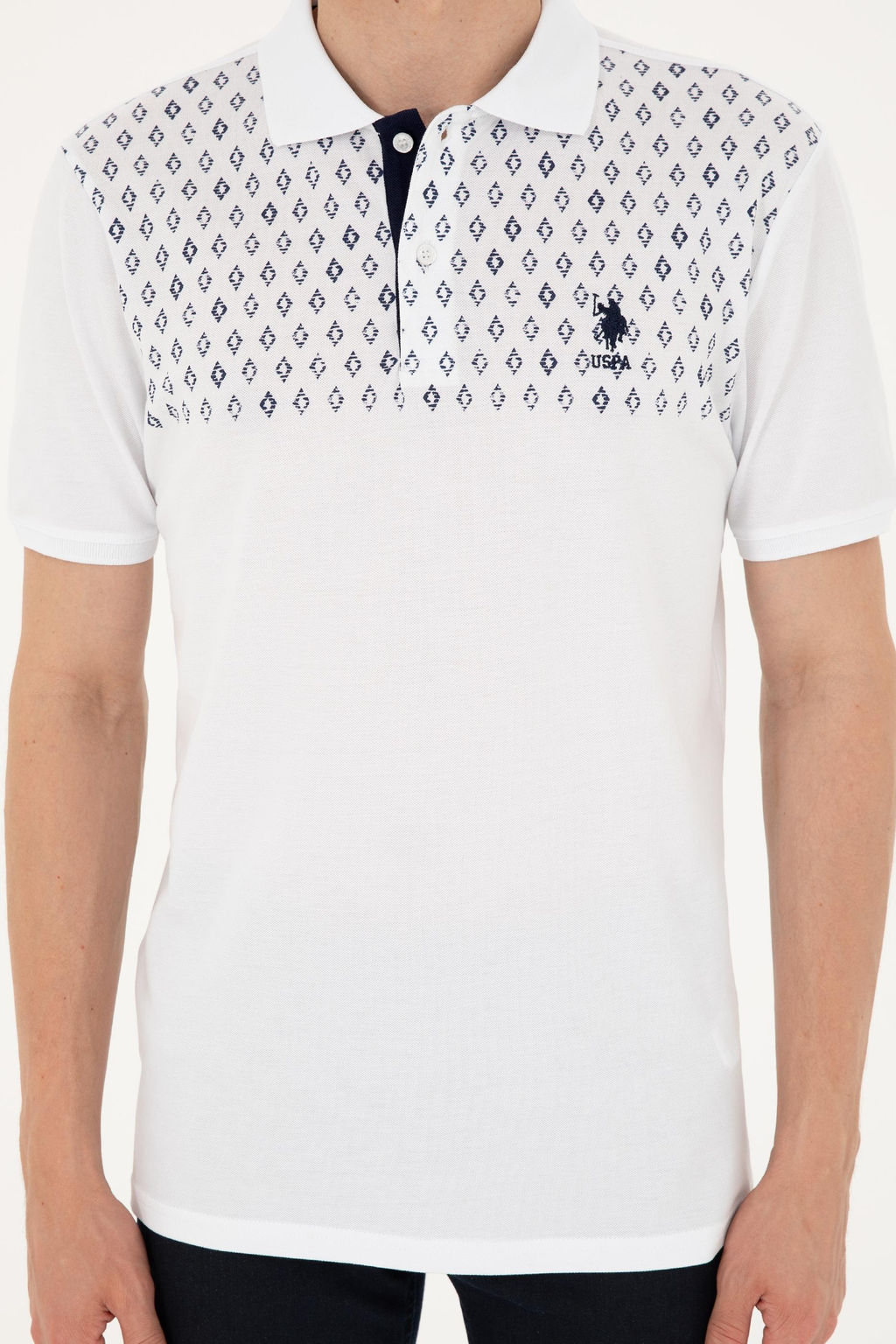 U. S. Polo Assn / Мужская белая футболка - U.s. polo assn фото 6