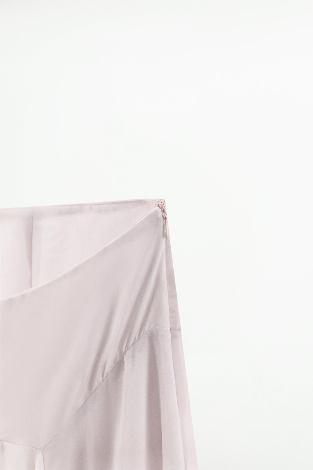 CONTRAST TIE-DYE CAMISOLE SKIRT - Zara фото 5