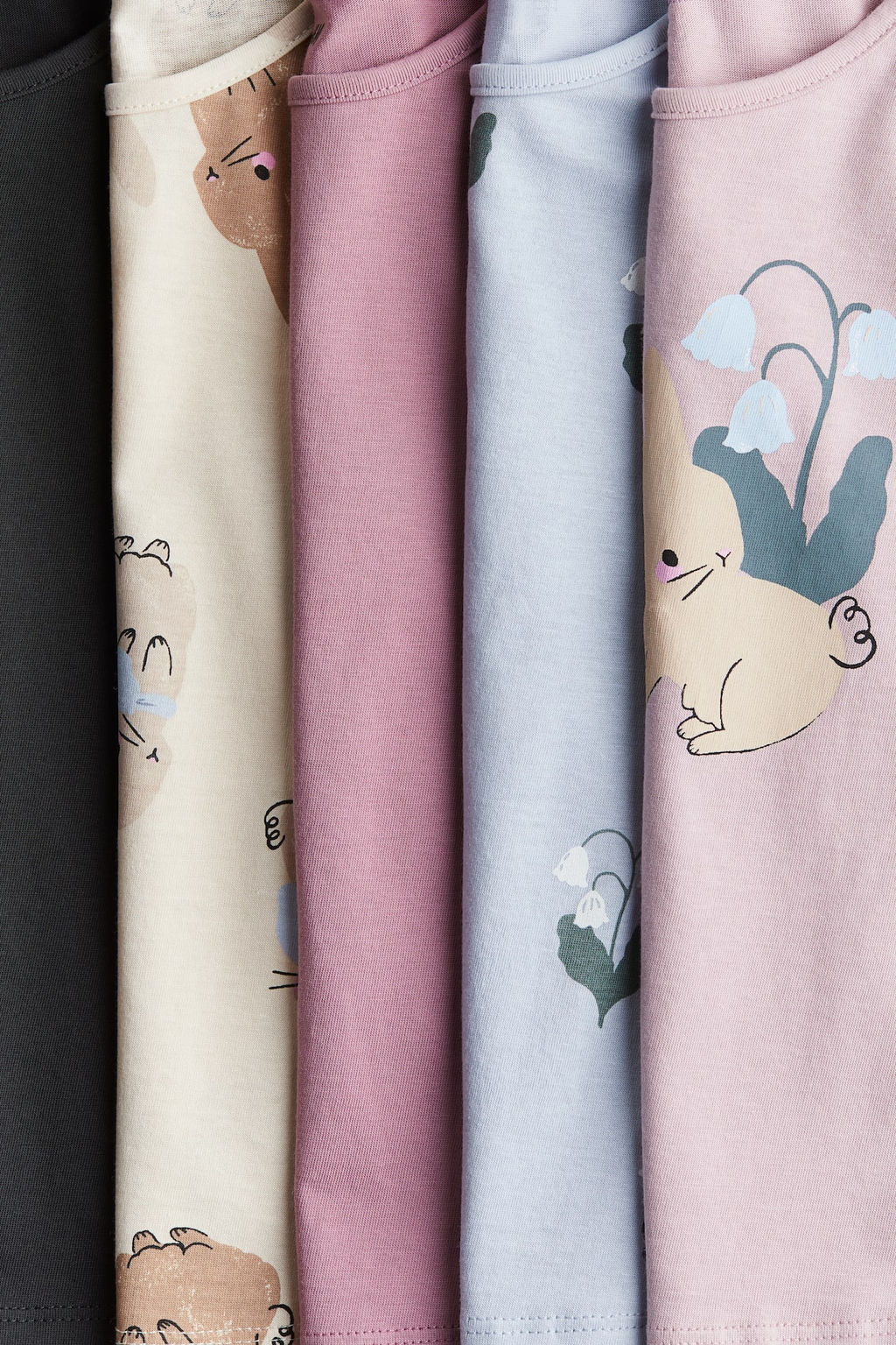 Pack de 5 camisetas de algodon de manga larga - H&m фото 2