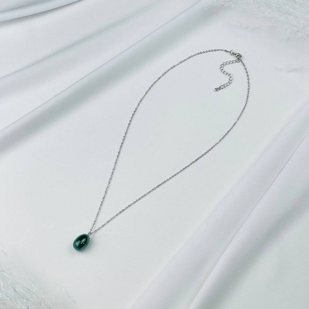 Кулон на цепочке из Малахита 42 см +