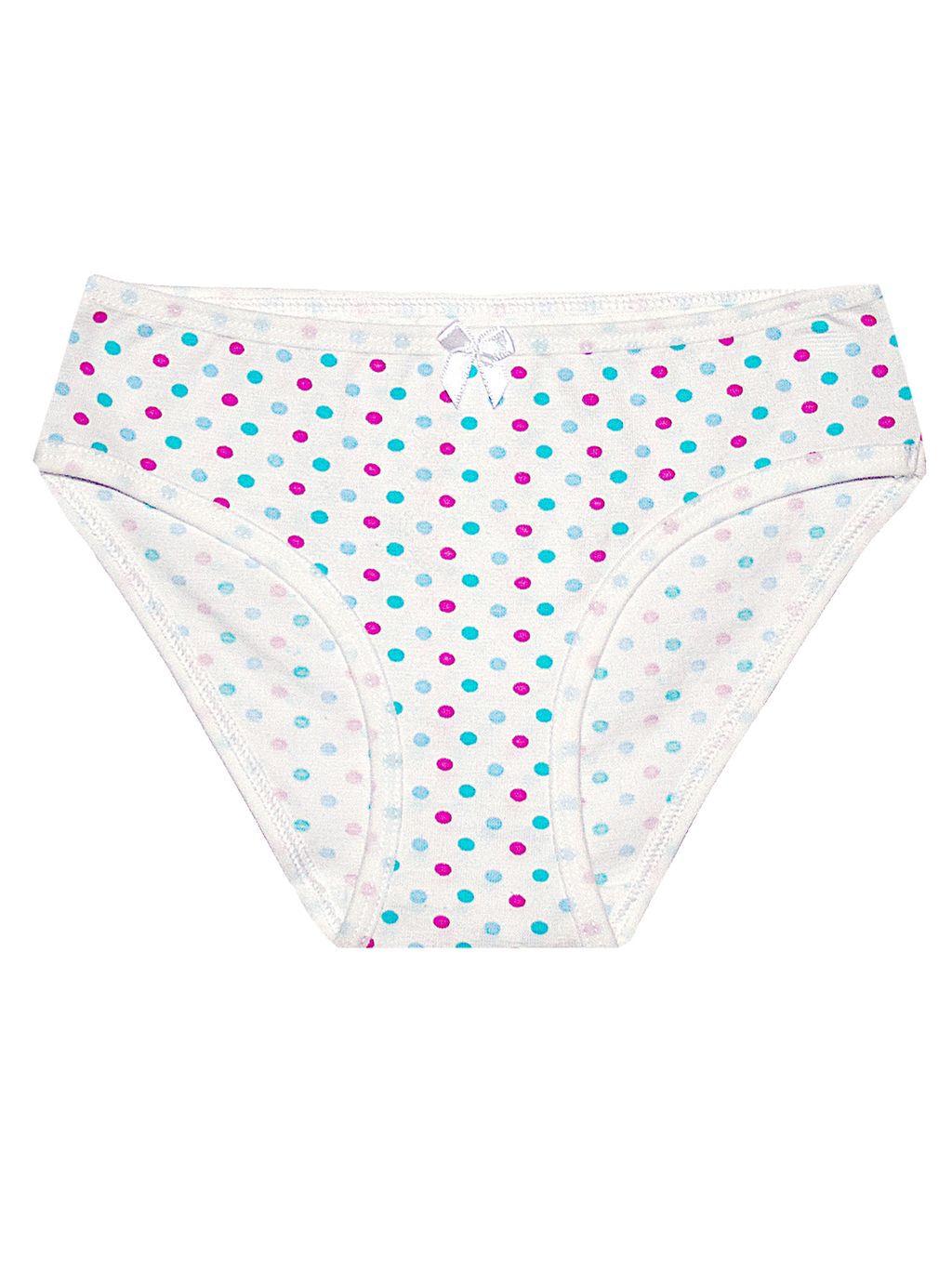 Трусы д/дев. молочный горох 5008 - Карамелли фото 2