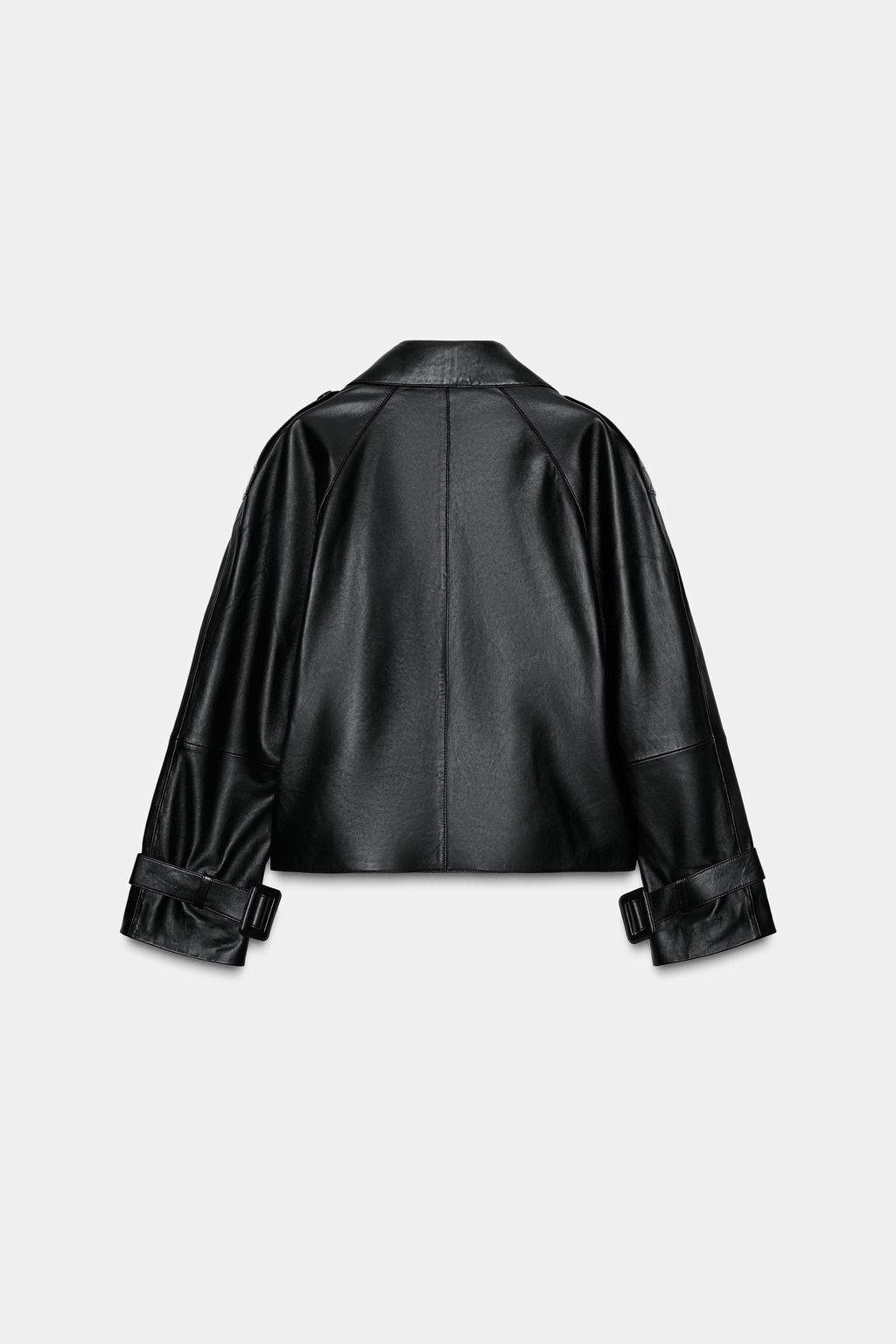 LEATHER JACKET ZW COLLECTION LIMITED EDITION - Zara фото 7