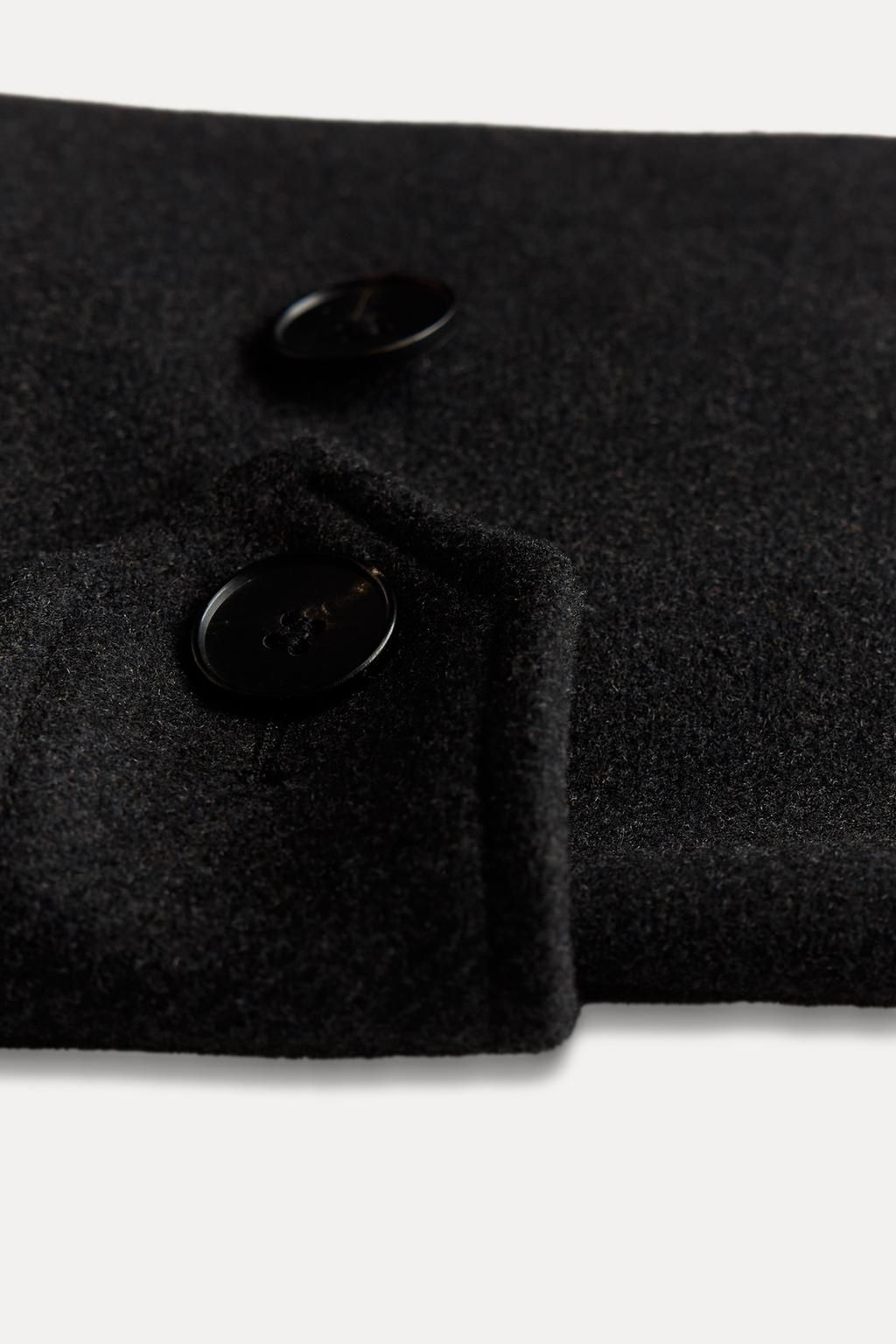 ZW COLLECTION SHORT WOOL BLEND COAT - Zara фото 10