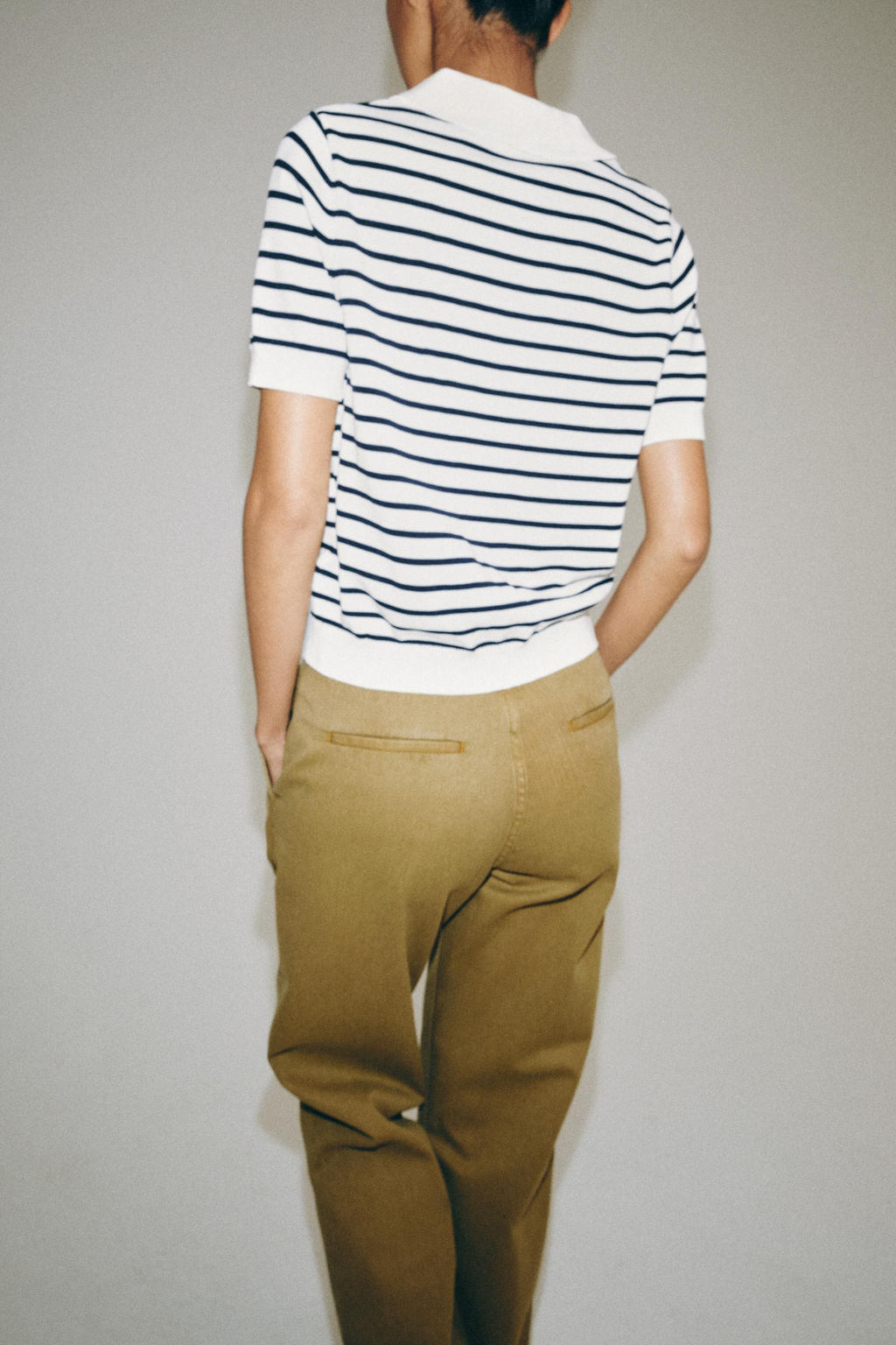 PANTAL?N CHINO ZW COLLECTION / Khaki - Zara фото 2
